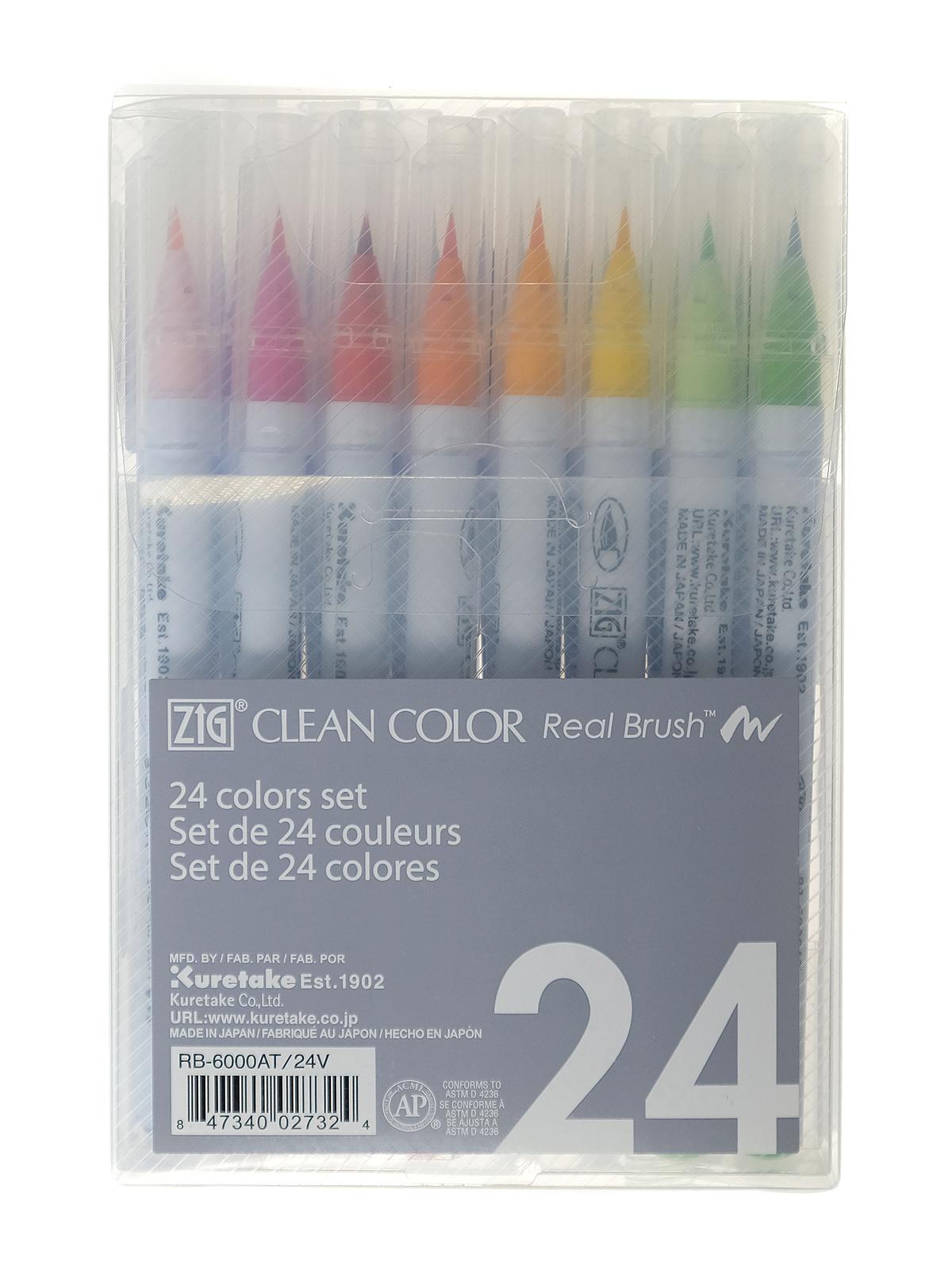 Clean Color Real Brush Sets set of 24