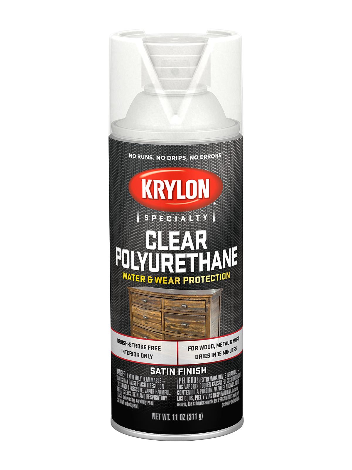 Clear Wood Finishes Polyurethane Satin 11 Oz.