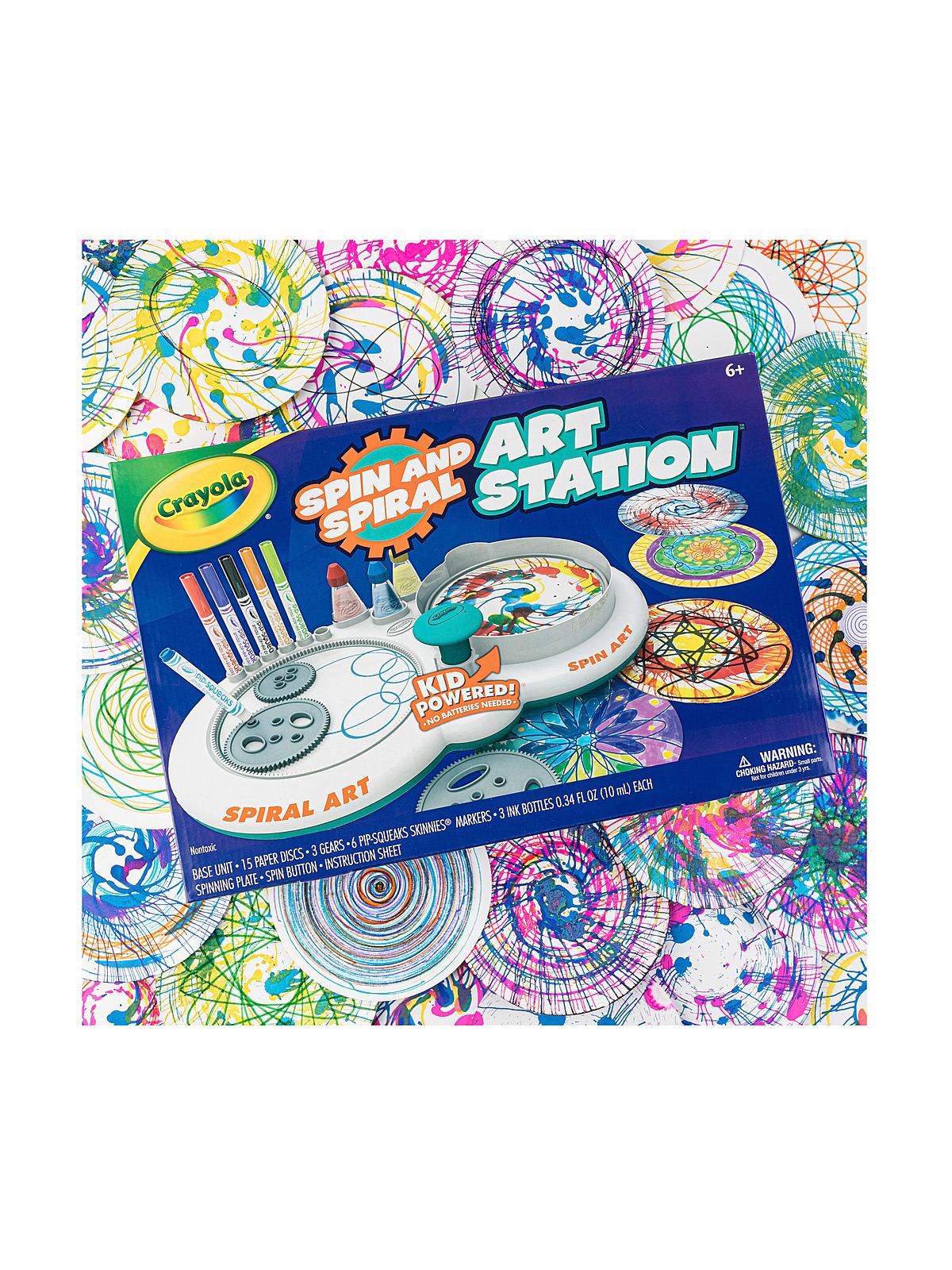 Spin and Spiral Art Station set