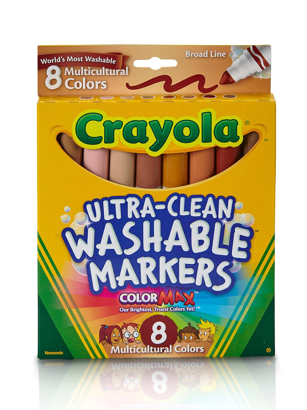 Multicultural Colors Ultra-clean Washable Markers Set Of 8