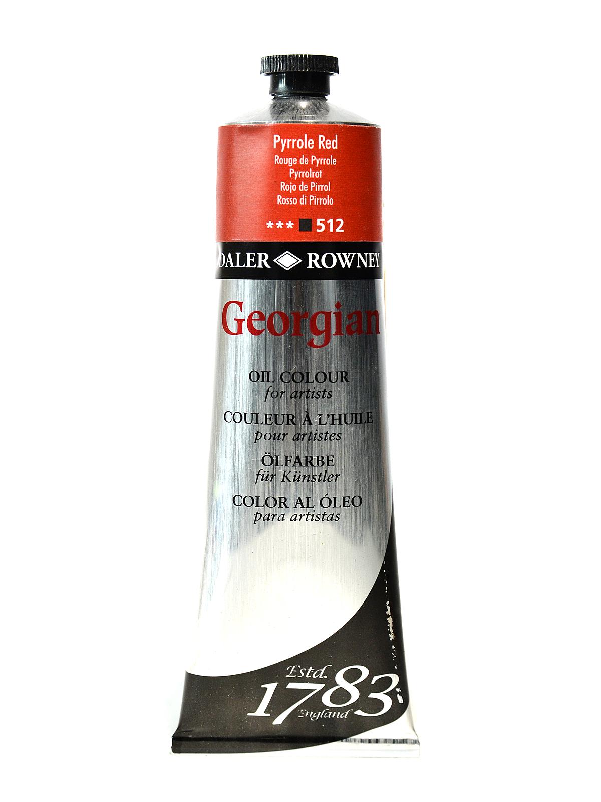 Georgian Oil Colours pyrrole red 225 ml