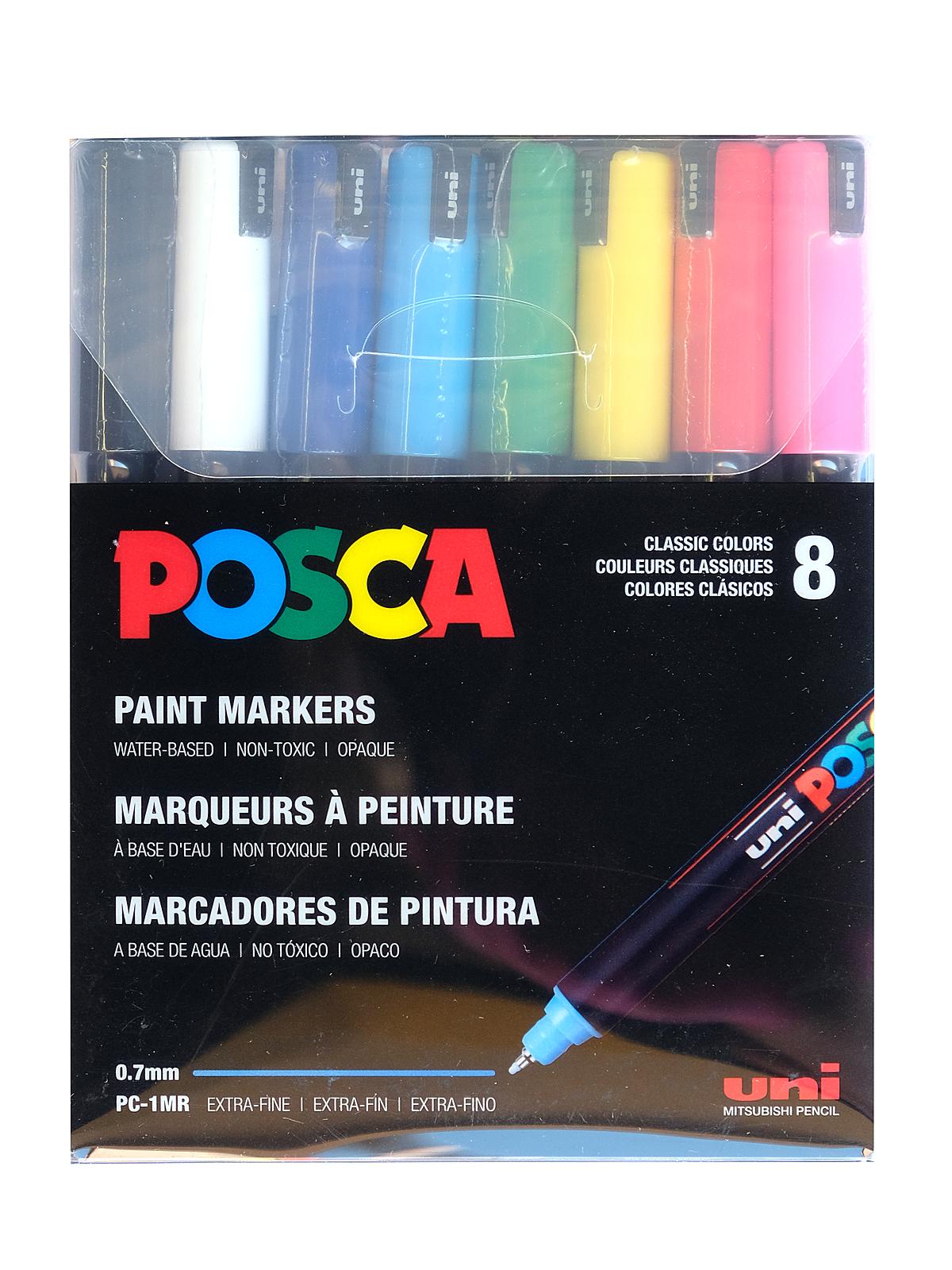 Paint Markers PC-1MR extra fine set of 8 colors