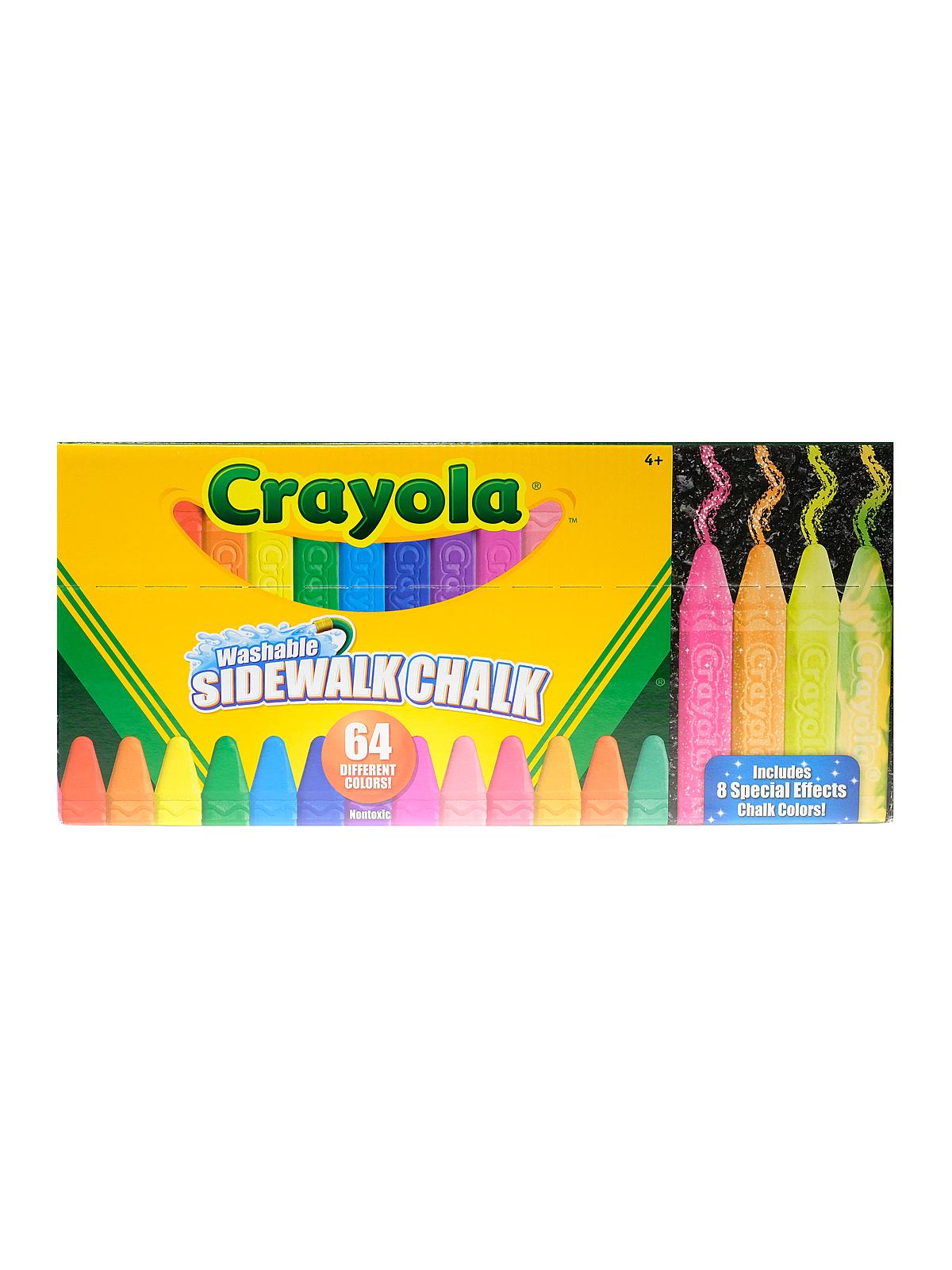 Ultimate Washable Sidewalk Chalk Collection set of 64