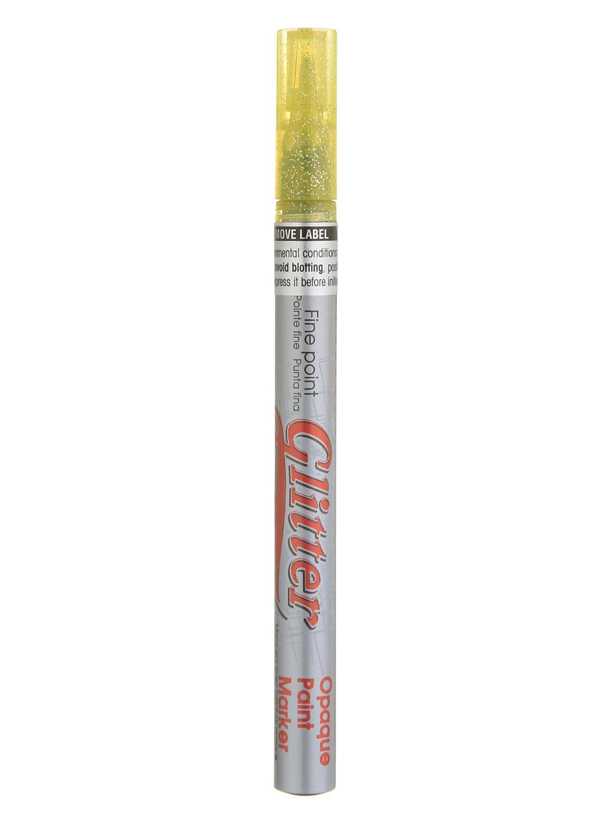 Glitter Decocolor Paint Marker yellow each