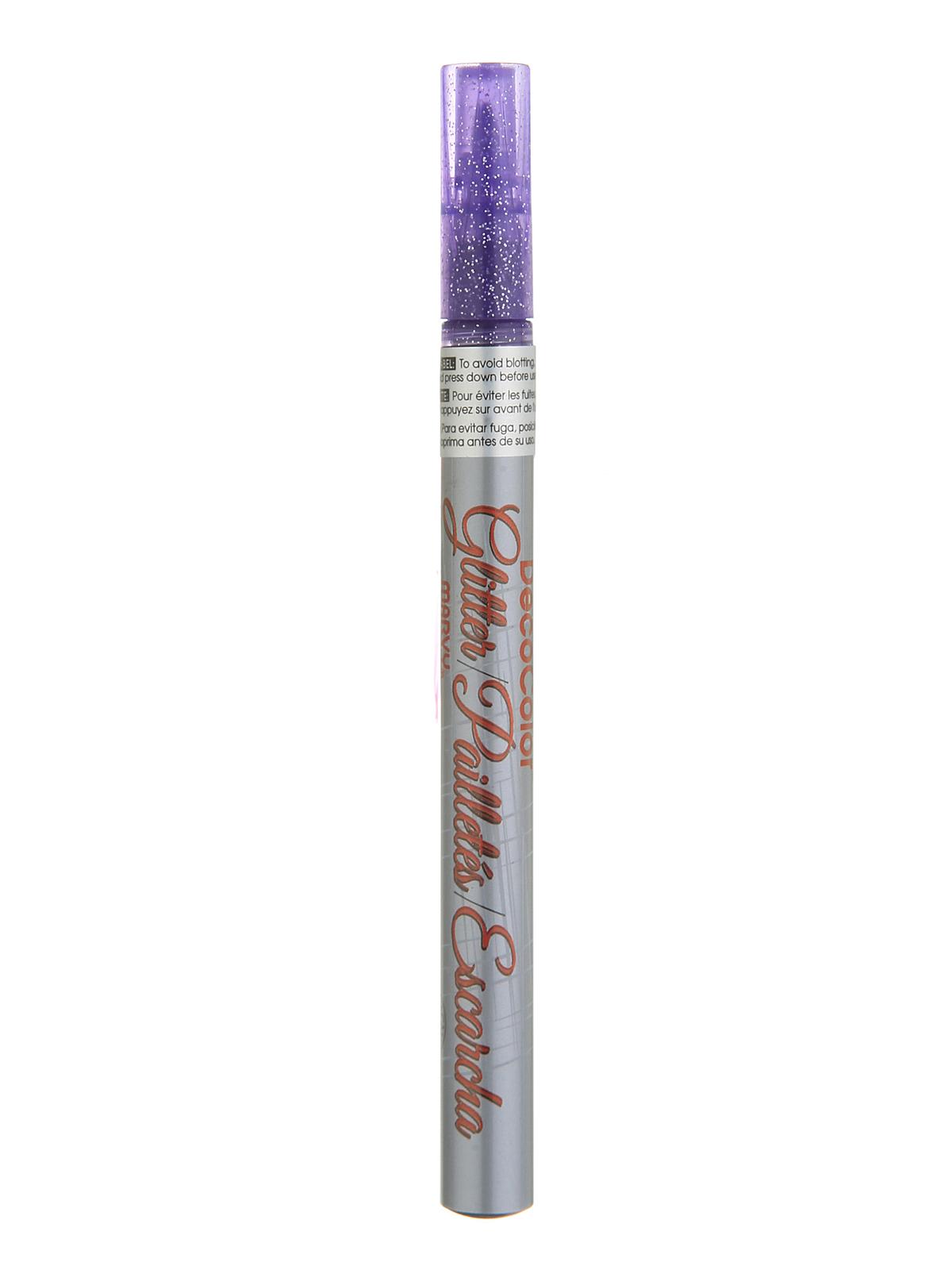 Glitter Decocolor Paint Marker violet each