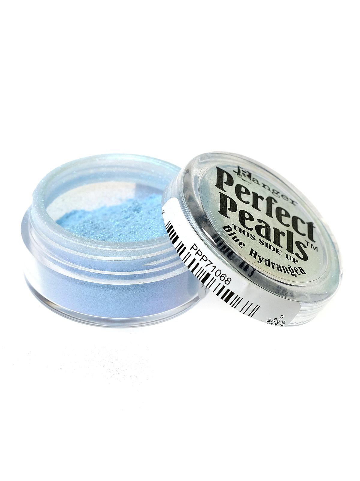 Perfect Pearls Powder Pigments blue hydrangea jar