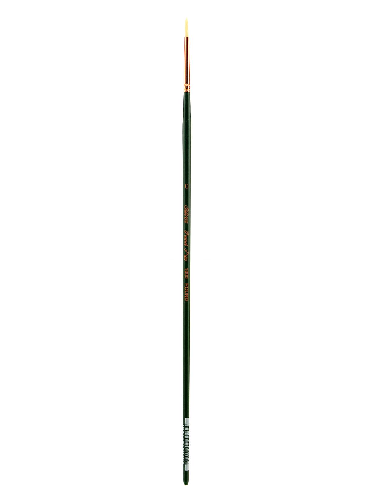 Grand Prix Series 1003 Hog Bristle Brush 0 round 1000