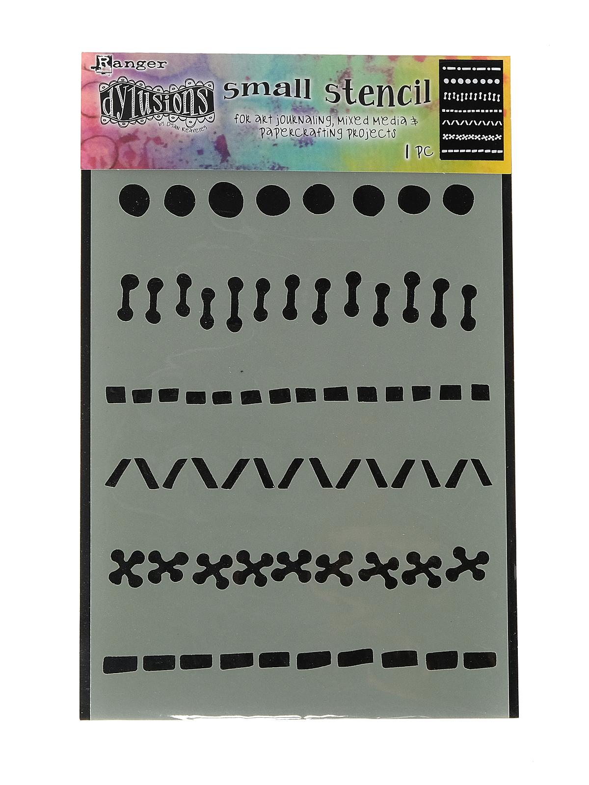Dylusions Stencils 5 in. x 7 in. a stitch in time