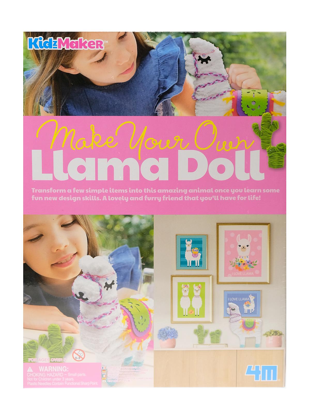 KidzMaker Make Your Own Llama Doll kit