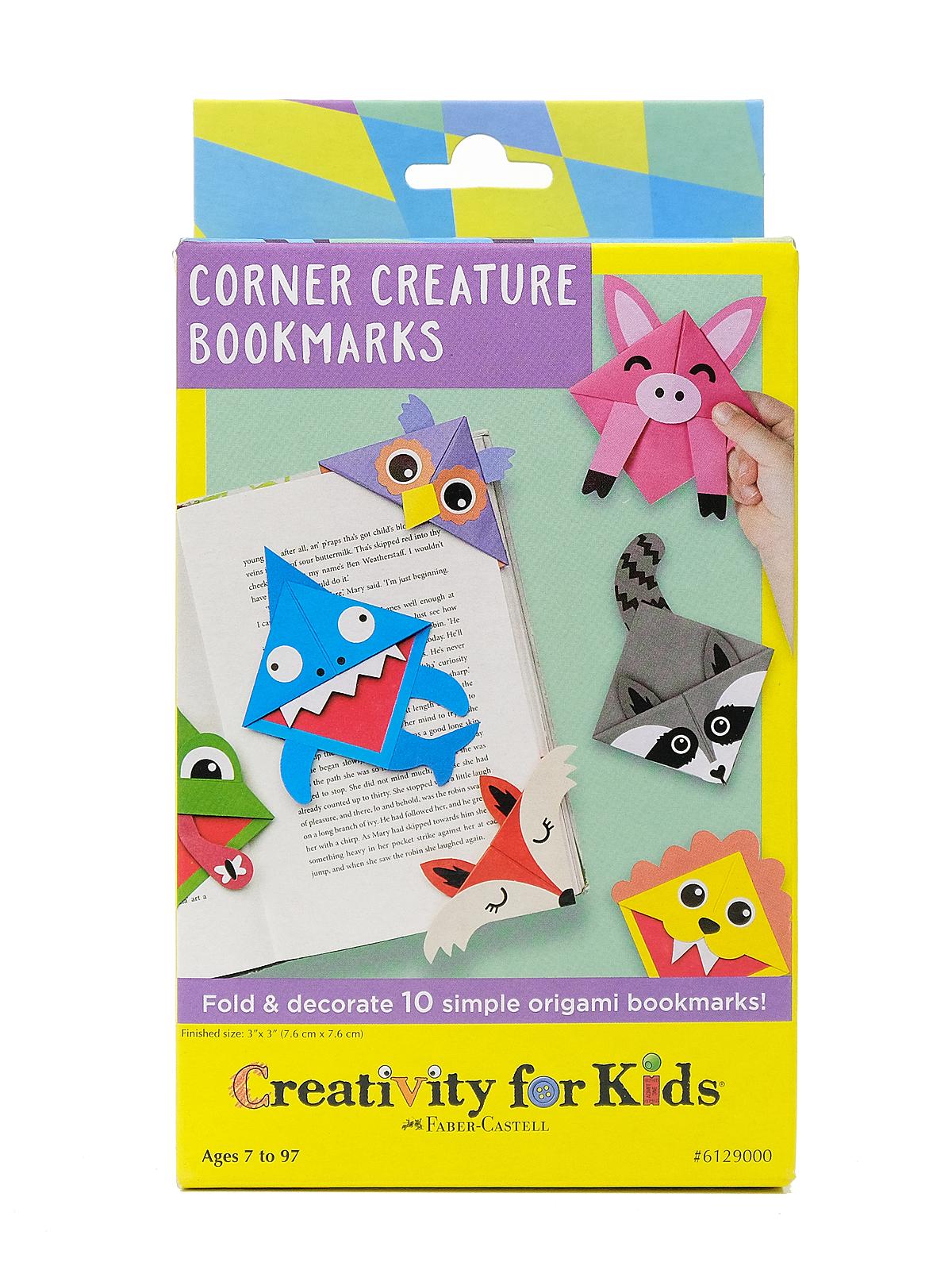 Corner Creature Bookmarks Mini Kit each