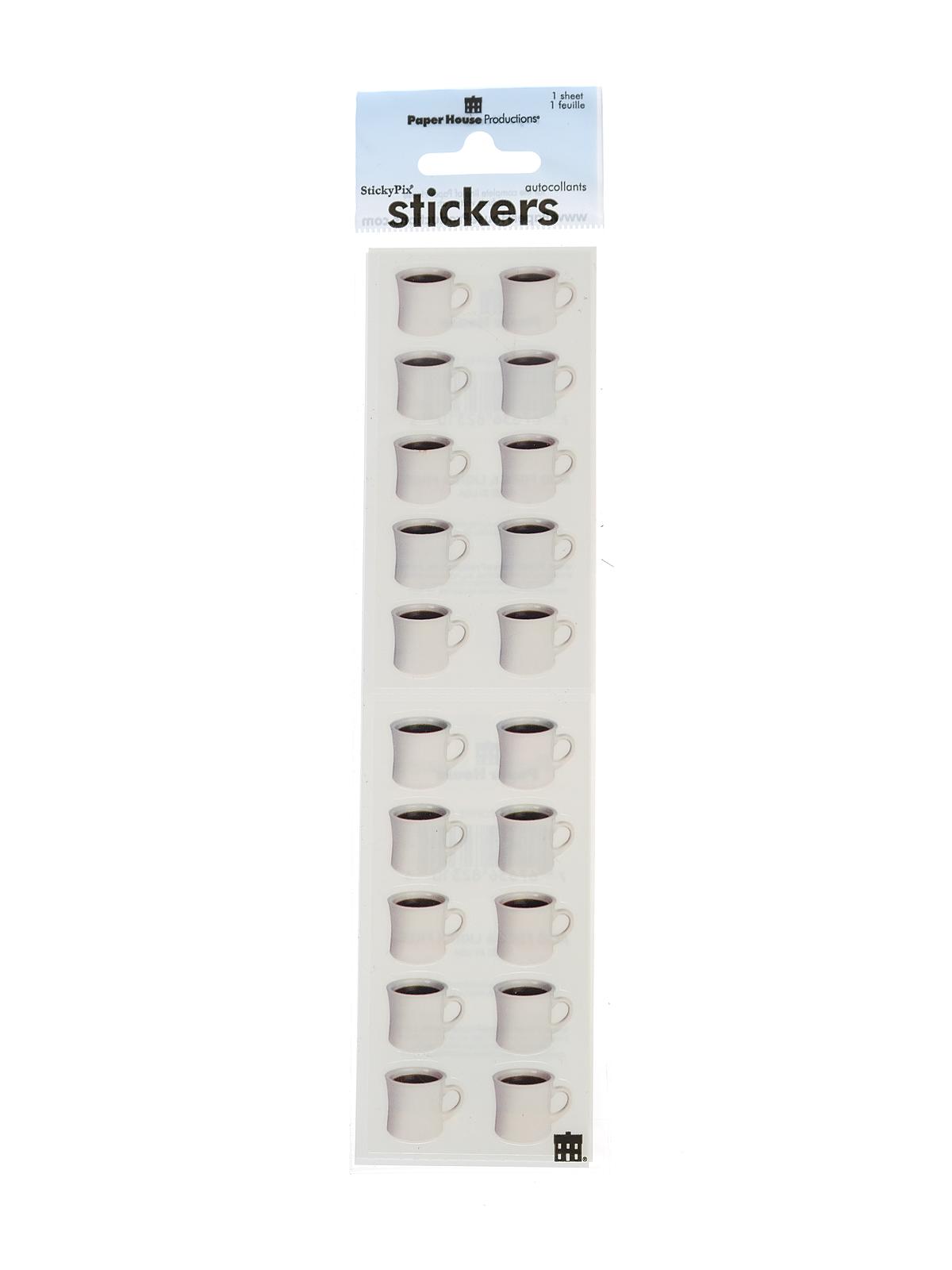 Sticky Pix Stickers Coffee Cup