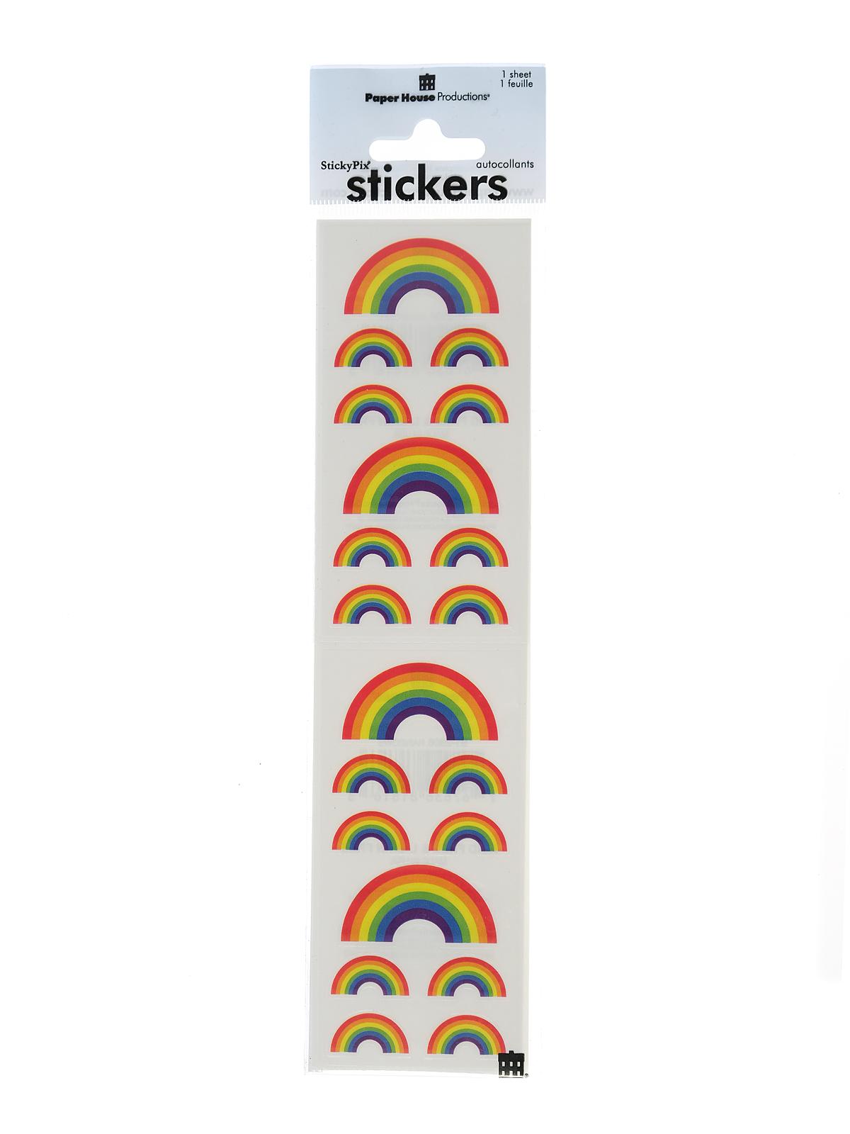 Sticky Pix Stickers rainbows