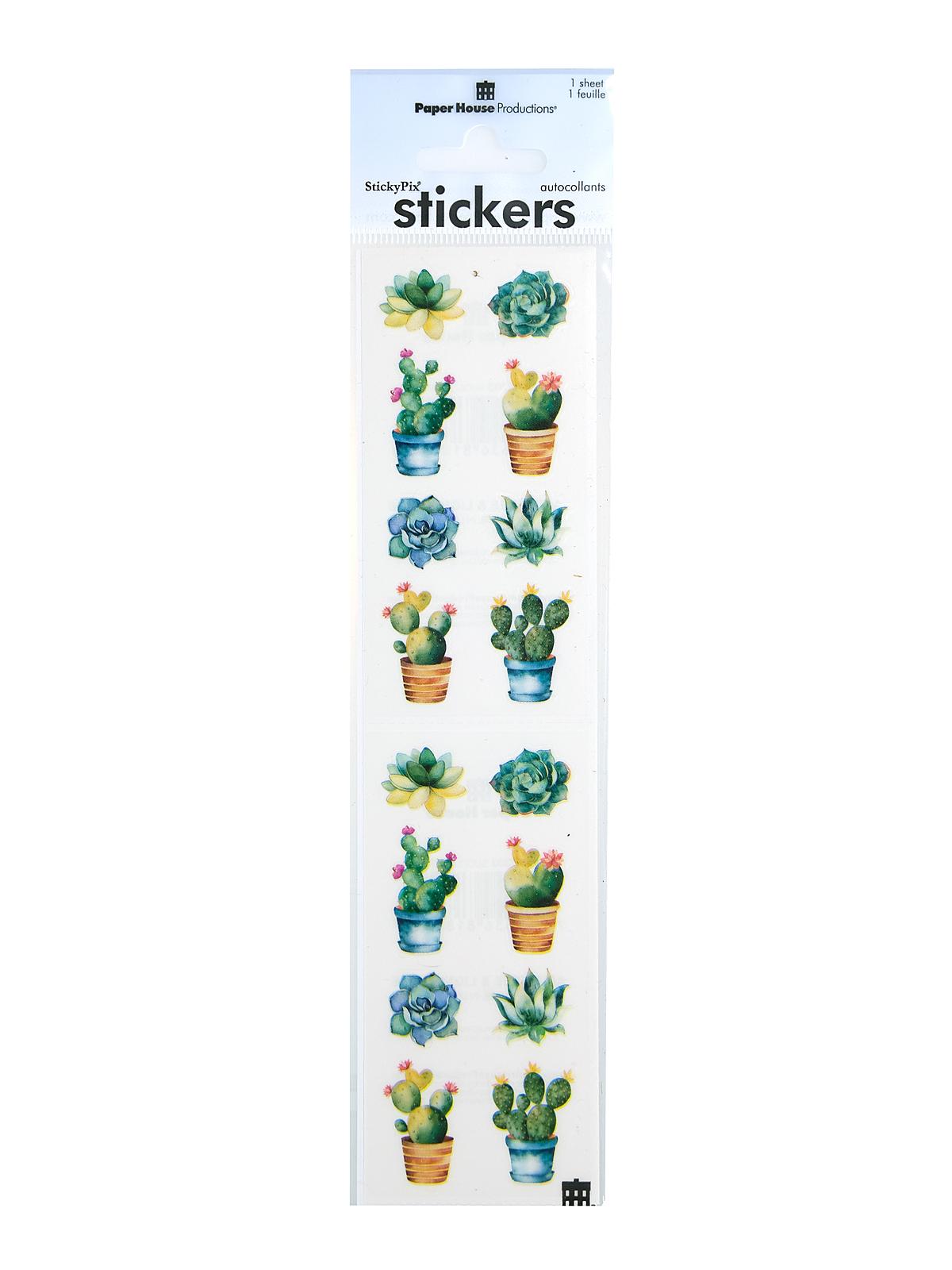 Sticky Pix Stickers Succulents