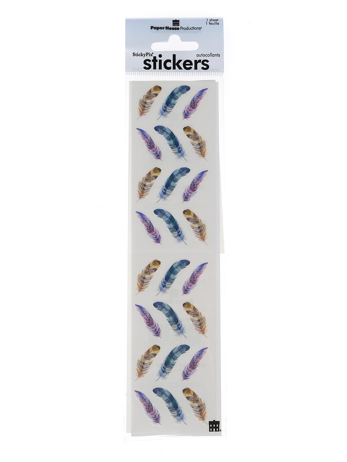 Sticky Pix Stickers Feathers