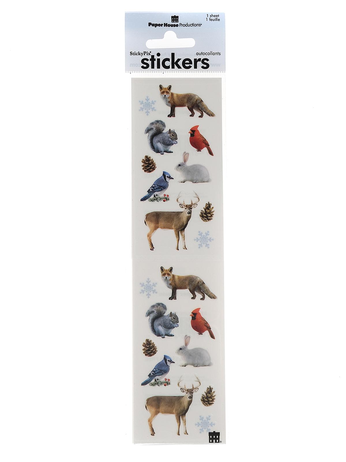Sticky Pix Stickers Winter Animals