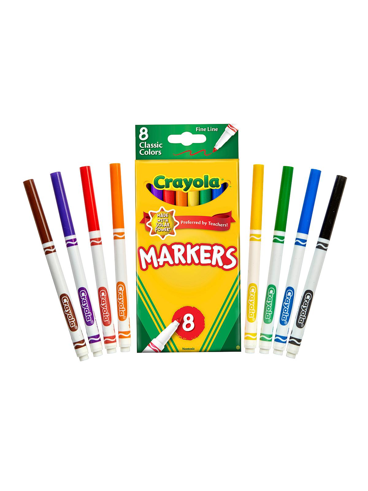 Classic Colors Marker Sets Fine Box Of 8