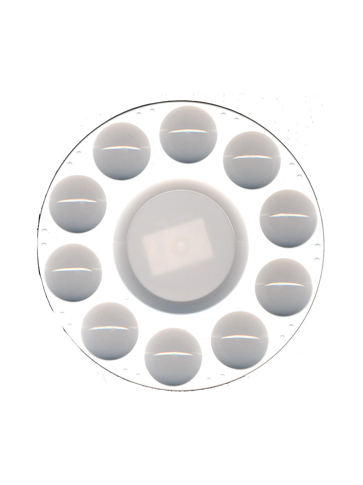 Plastic 10 Well Round Tray Each