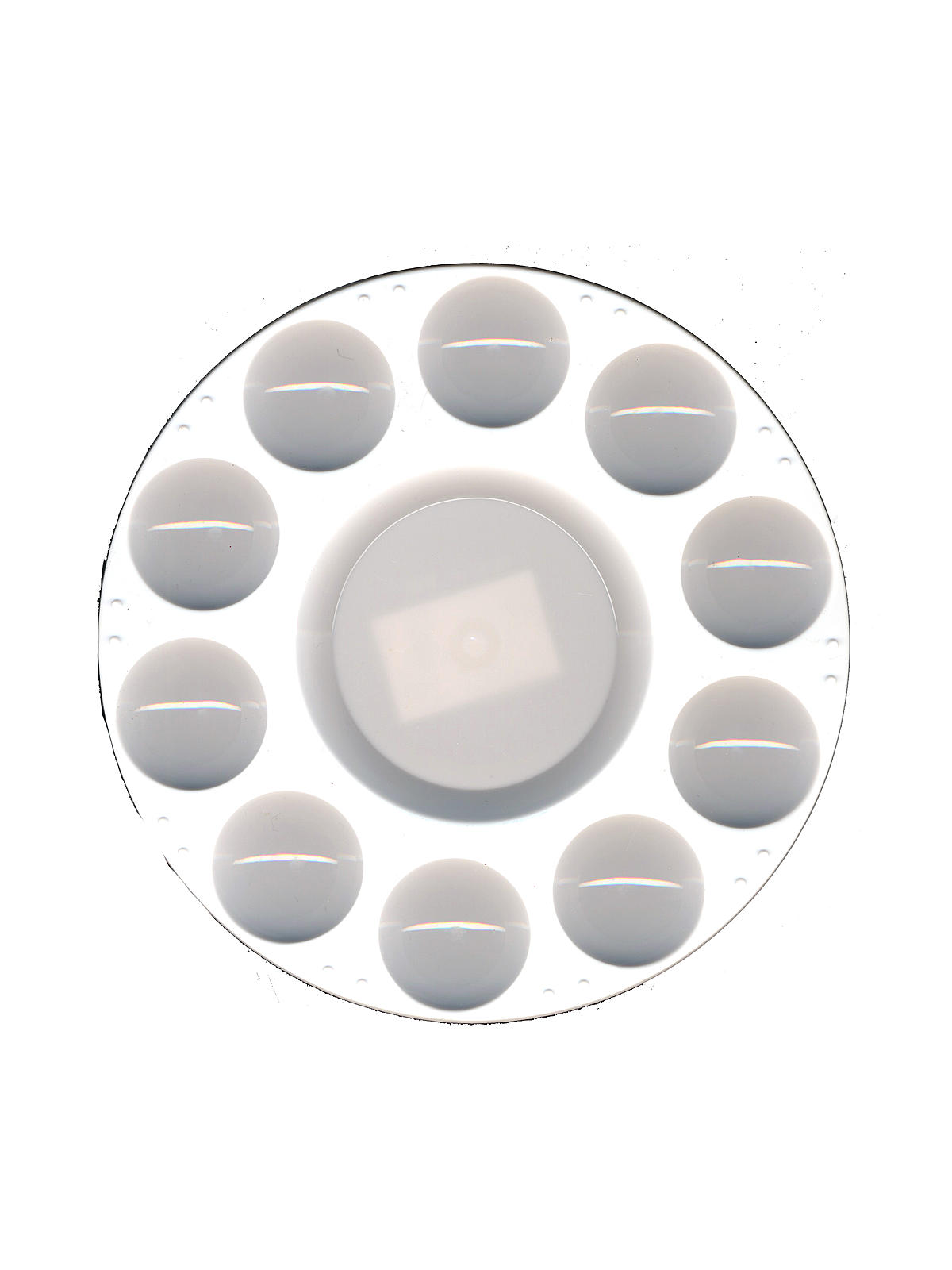 Plastic 10 Well Round Tray each