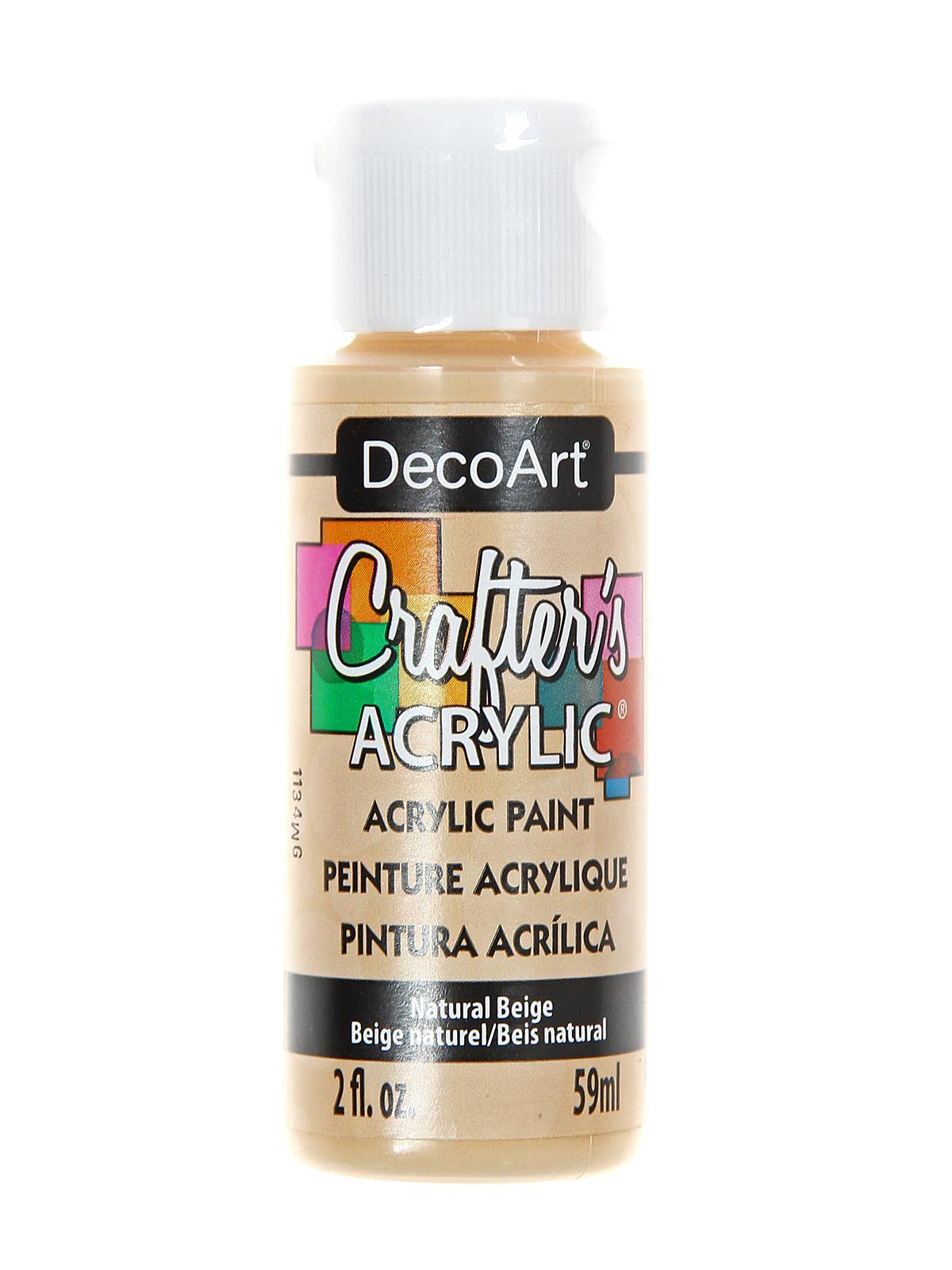 Crafters Acrylic 2 Oz Natural Beige