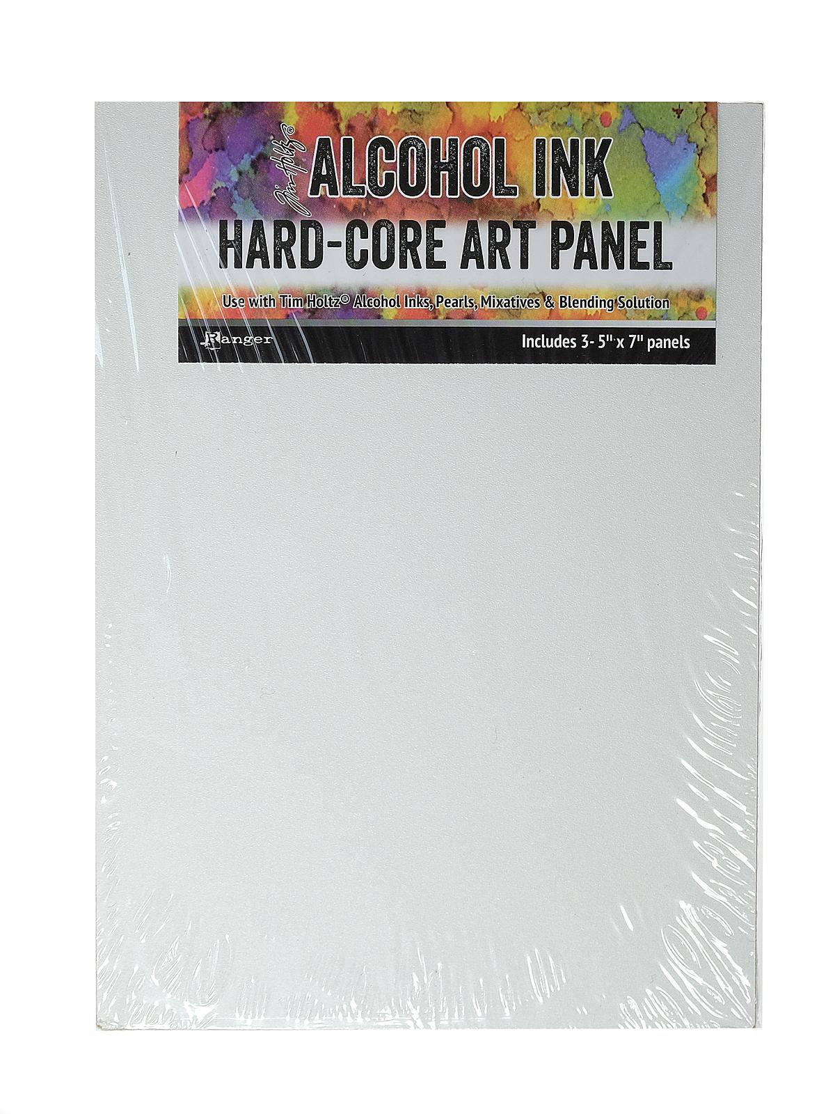 Tim Holtz Hard-Core Art Panel 5 in. x 7 in. pack of 3