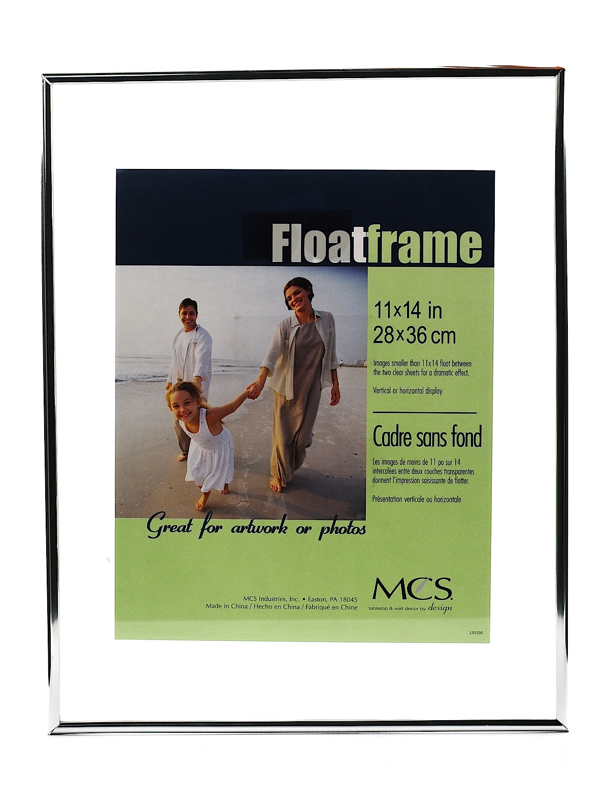 Original Float Frame silver 11 in. x 14 in.