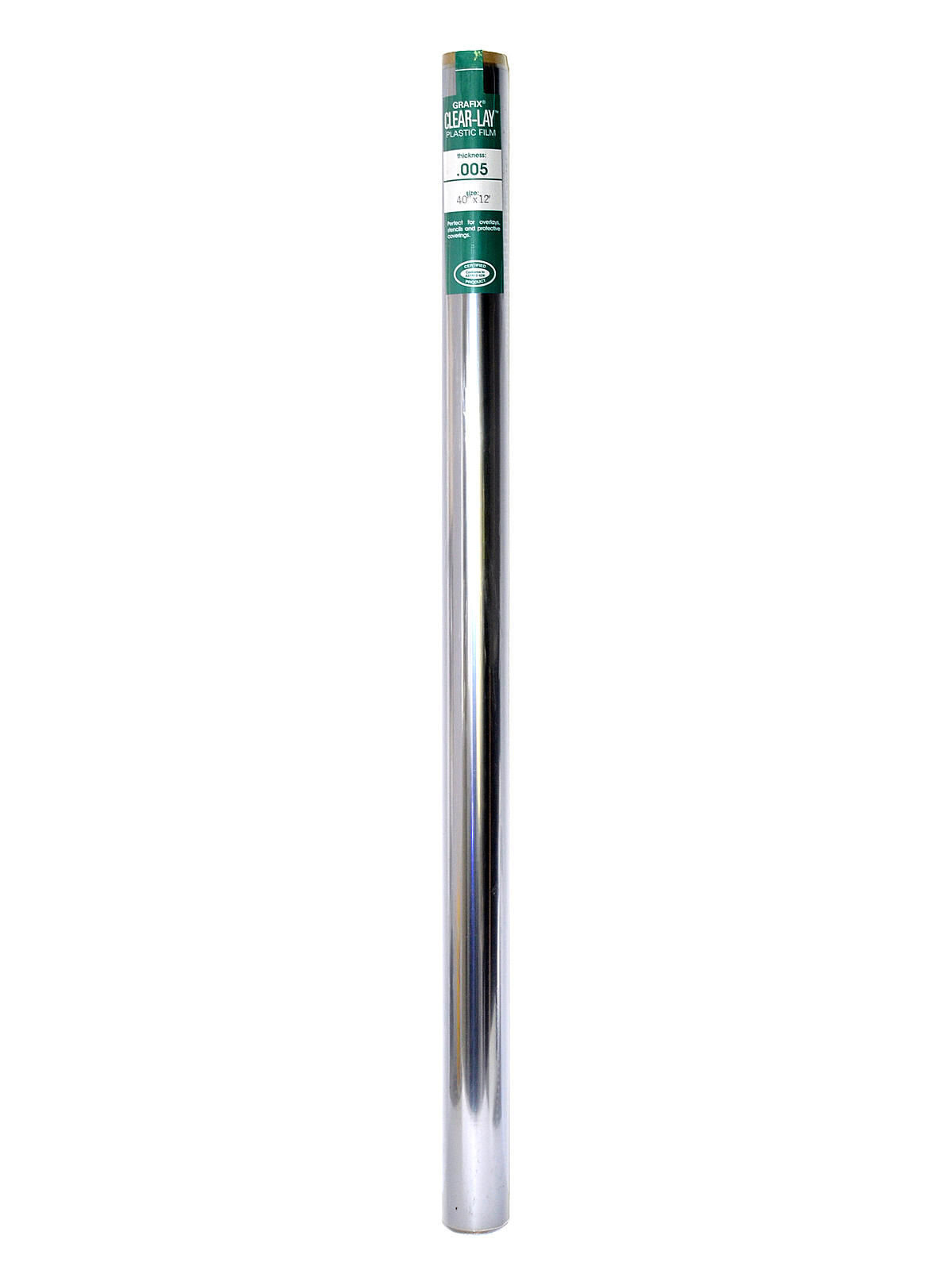Clear-Lay Plastic Film 0.005 40 in. x 12 ft. roll