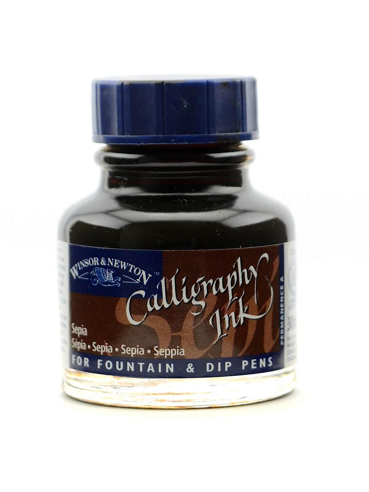 Calligraphy Ink sepia 1 oz.