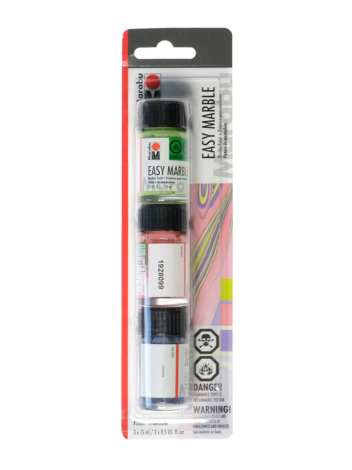 Easy Marble Set Fresh Trial Set set of 3