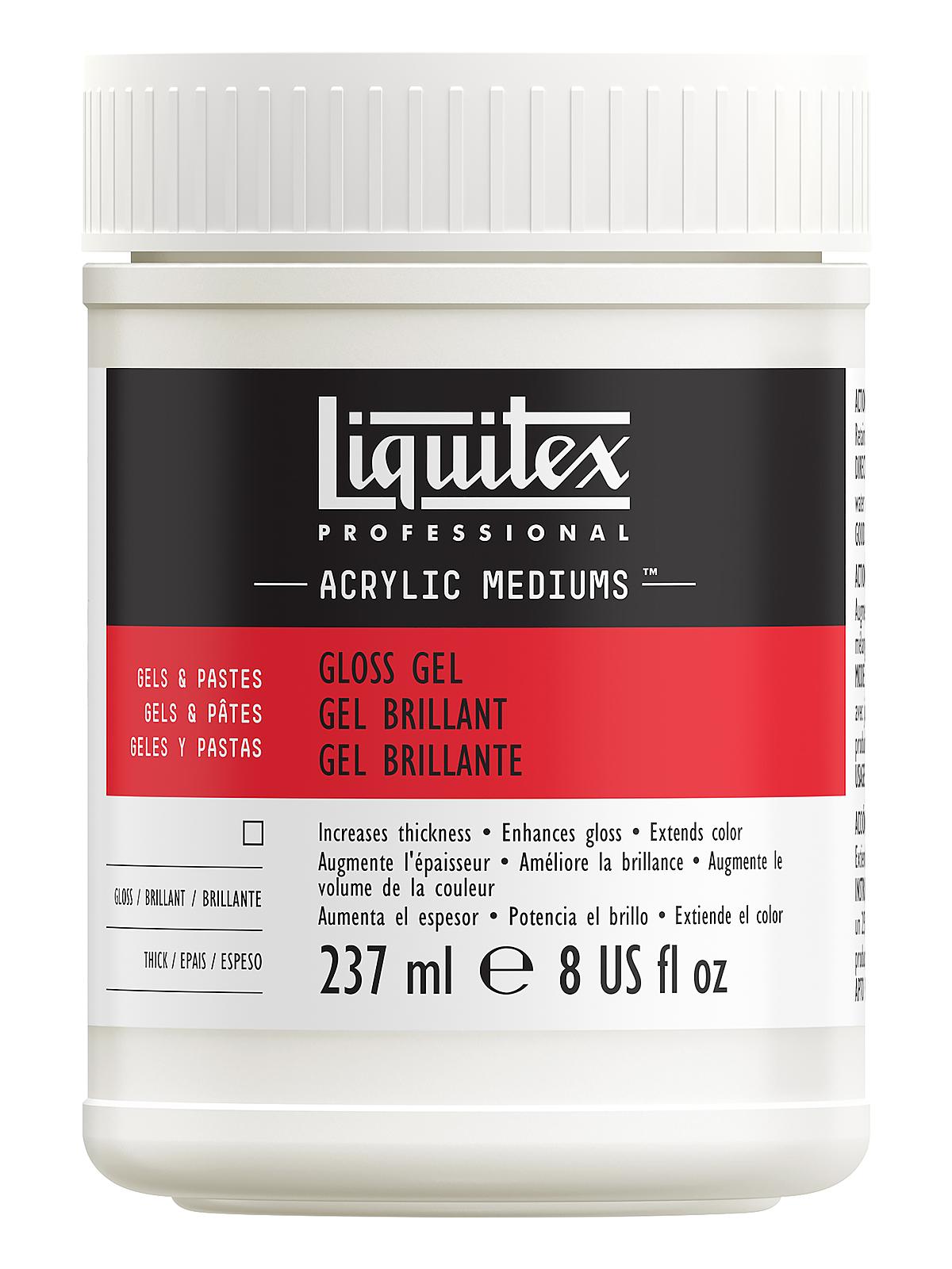 Acrylic Gloss Gel Medium 8 oz.