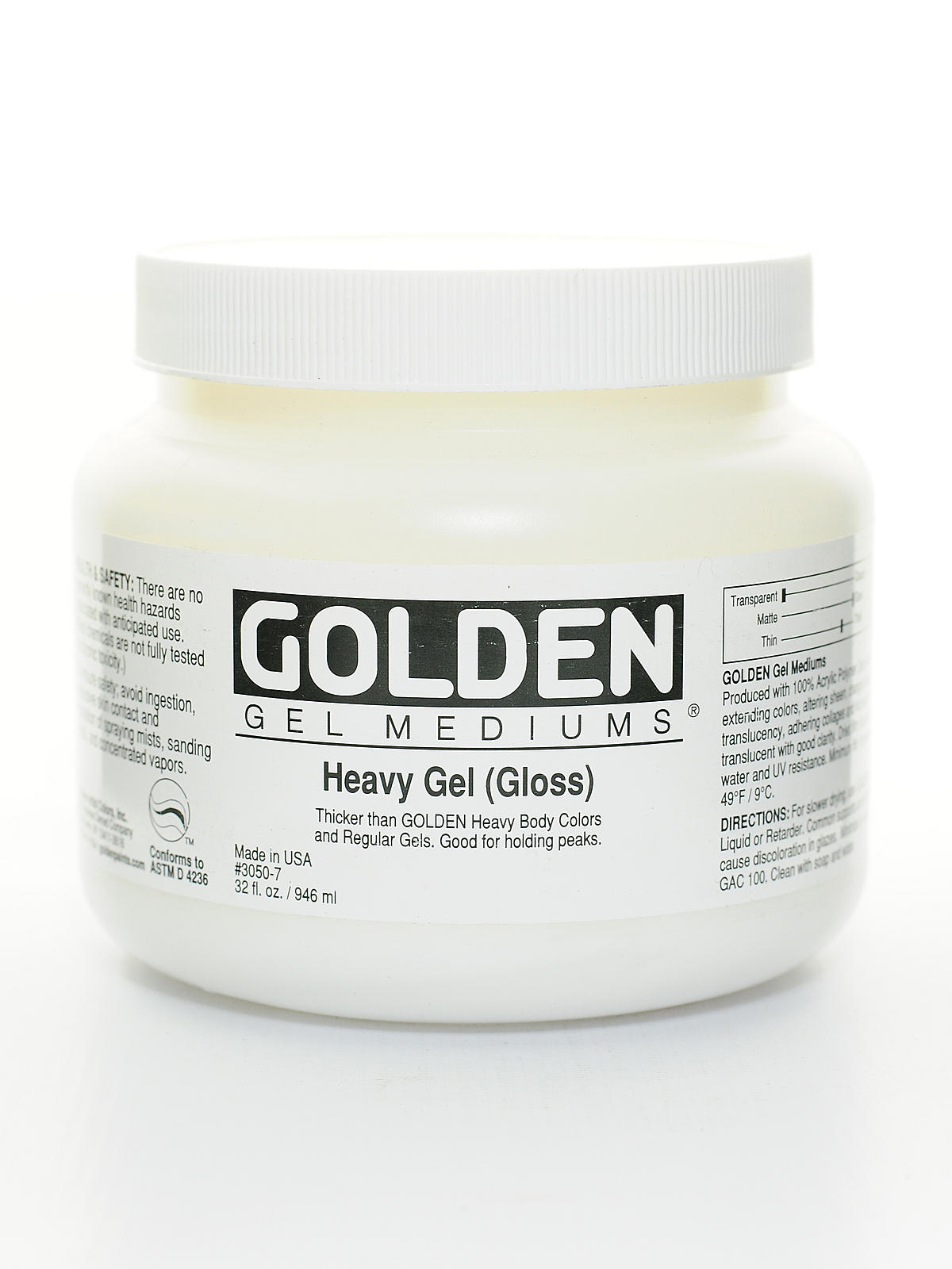 Gel Mediums heavy gloss 32 oz.