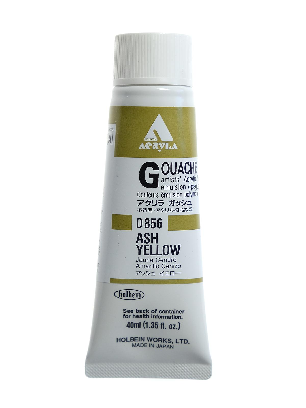 Acrylic Gouache 40 Ml Ash Yellow