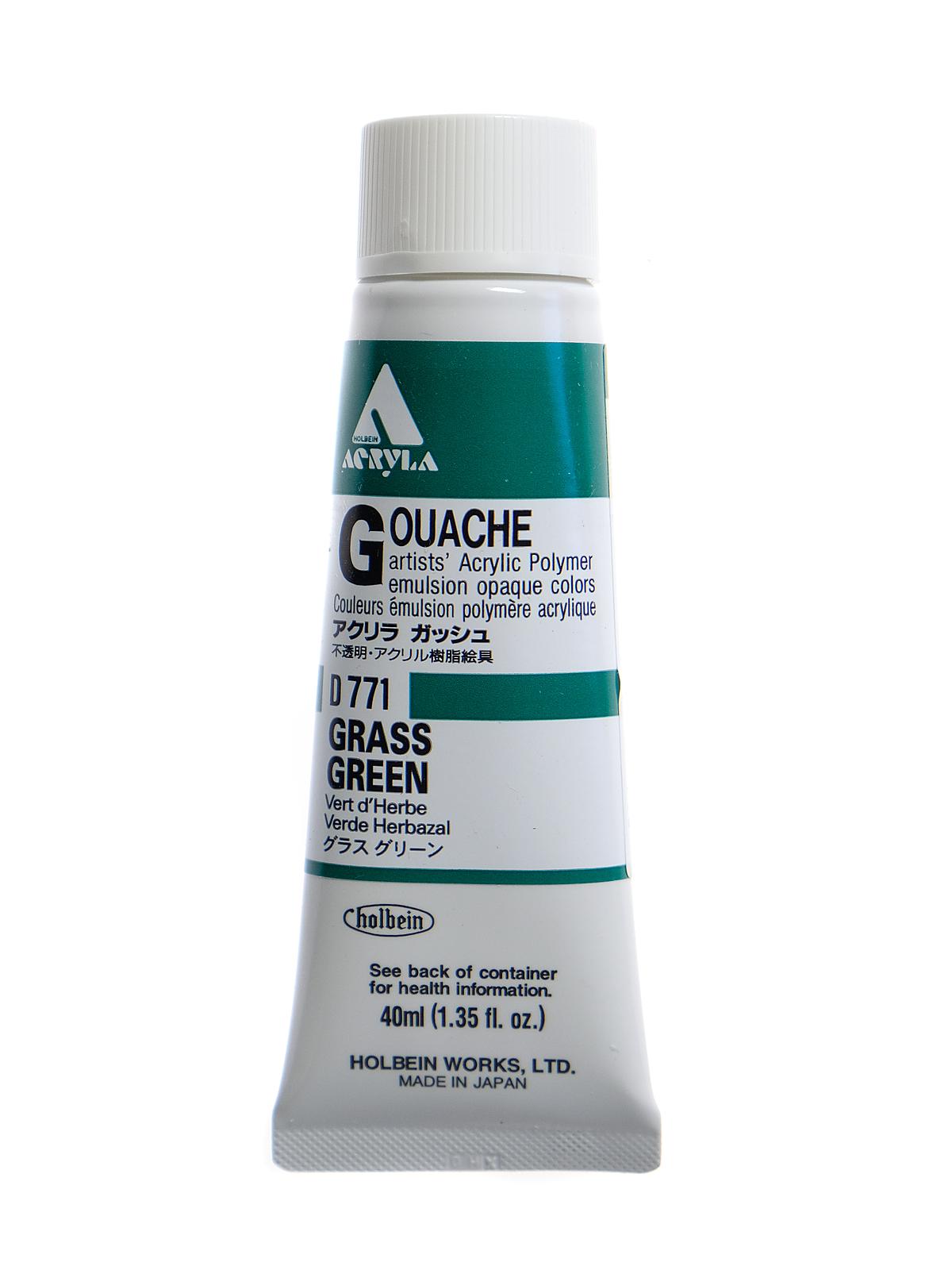 Acrylic Gouache 40 Ml Grass Green