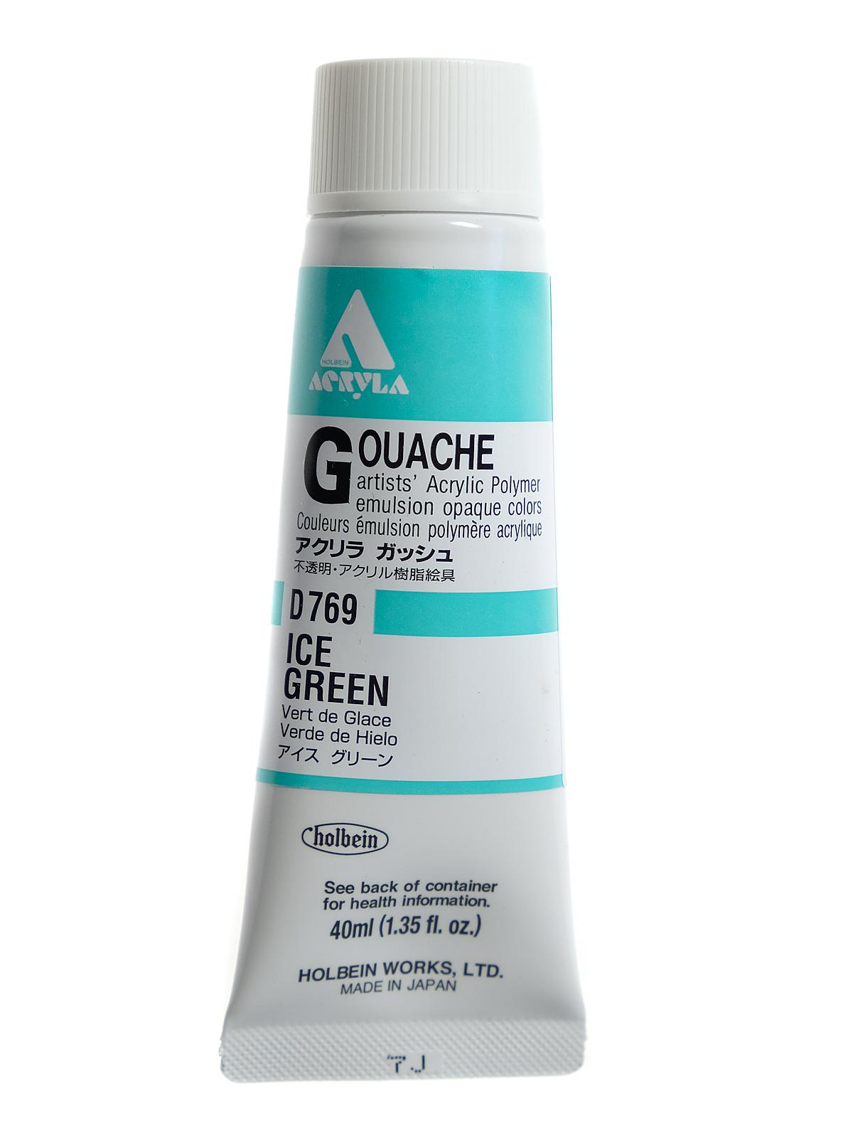 Acrylic Gouache 40 ml ice green