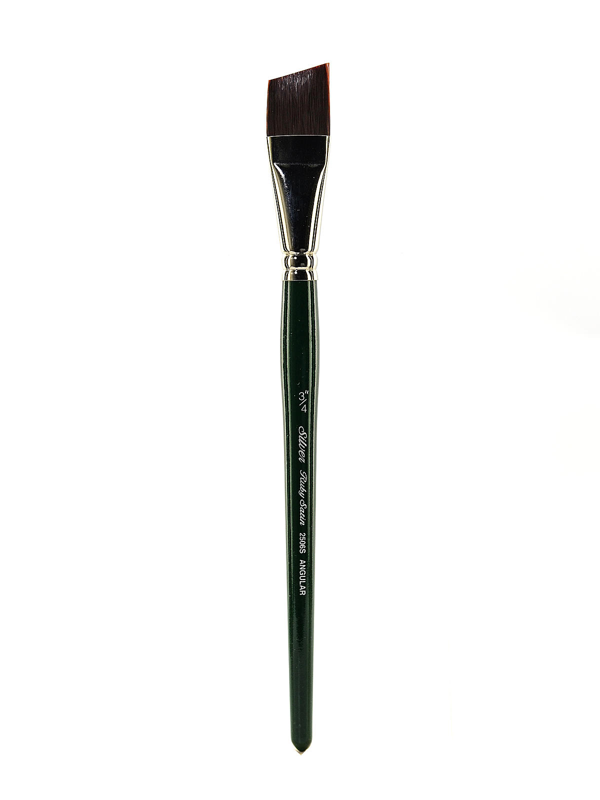 Ruby Satin Series Synthetic Brushes Short Handle 3 4 in. angular 2506S