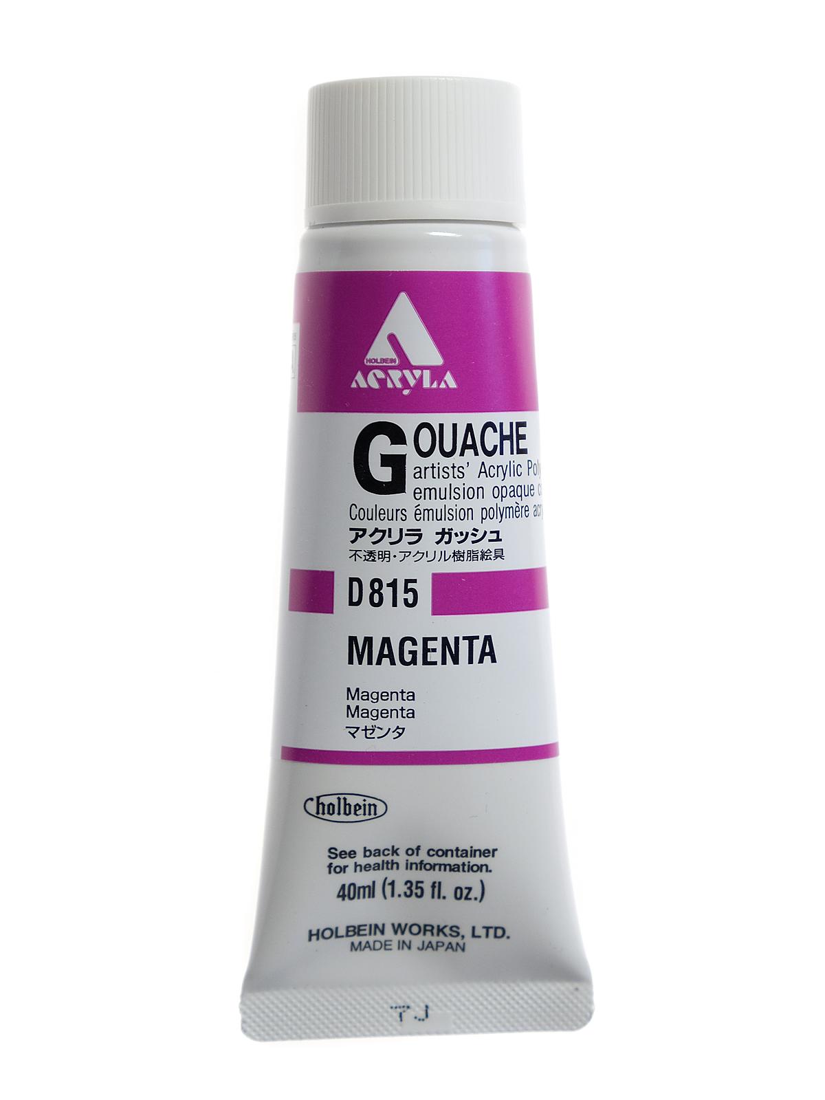 Acrylic Gouache 40 ml magenta