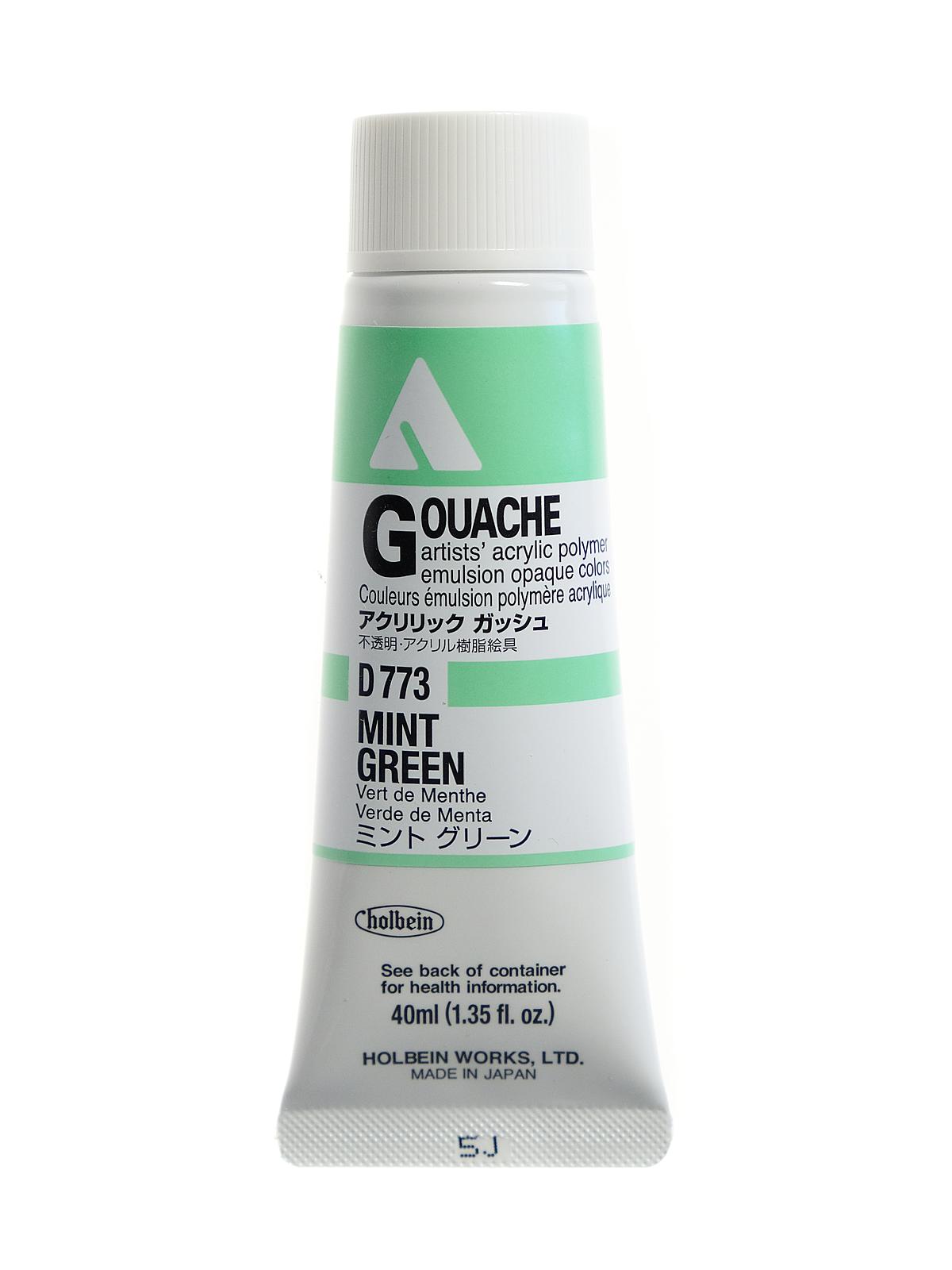 Acrylic Gouache 40 ml mint green