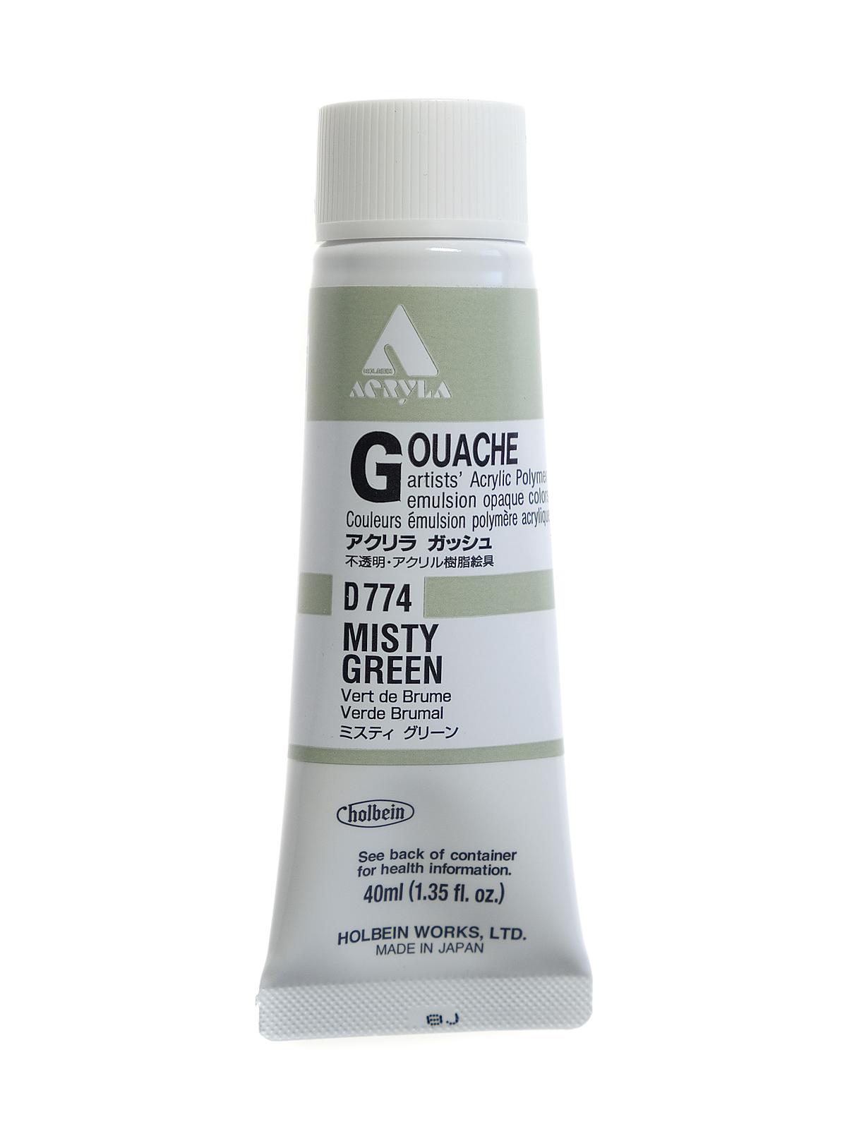 Acrylic Gouache 40 ml misty green
