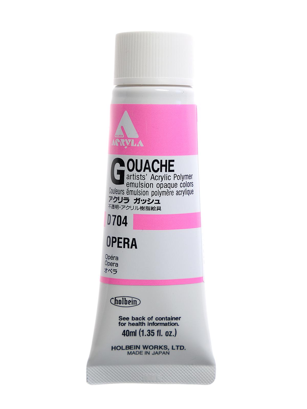 Acrylic Gouache 40 ml opera