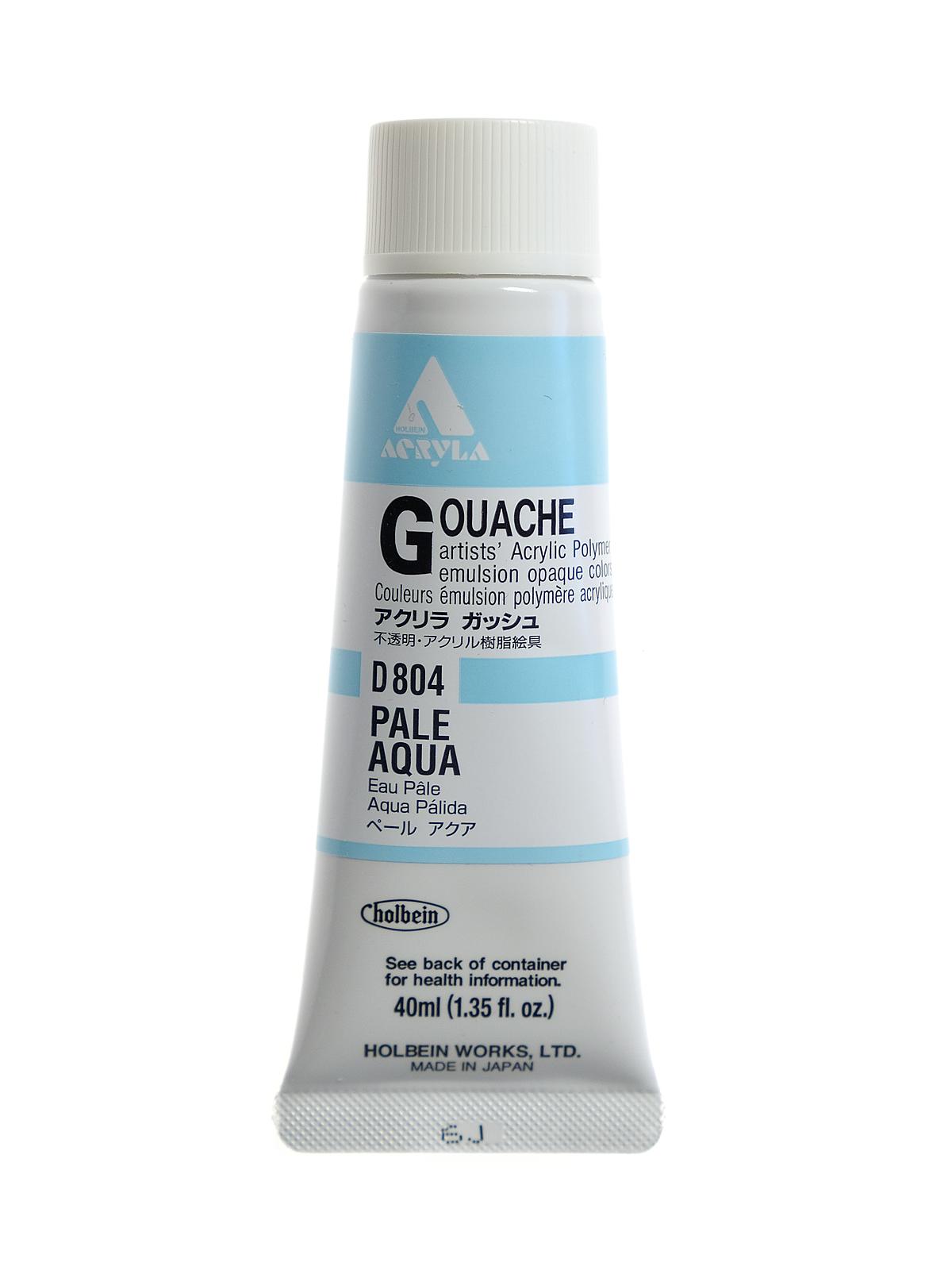 Acrylic Gouache 40 ml pale aqua