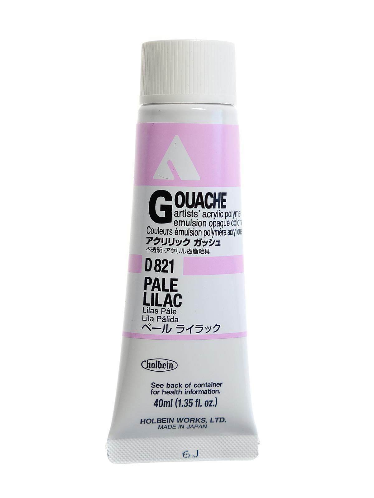 Acrylic Gouache 40 ml pale lilac