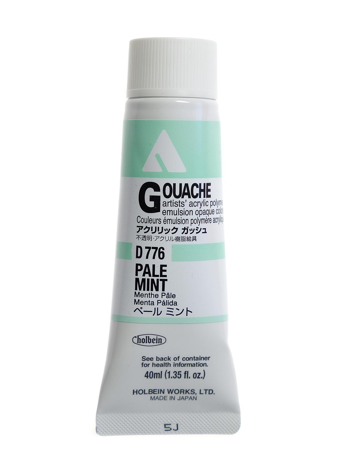 Acrylic Gouache 40 ml pale mint
