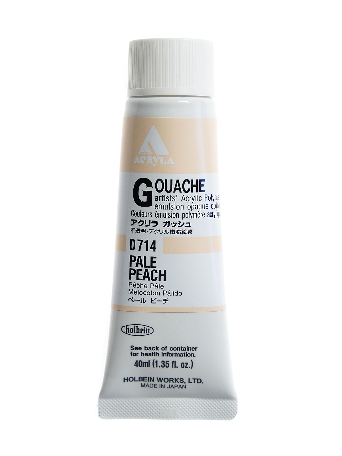 Acrylic Gouache 40 ml pale peach