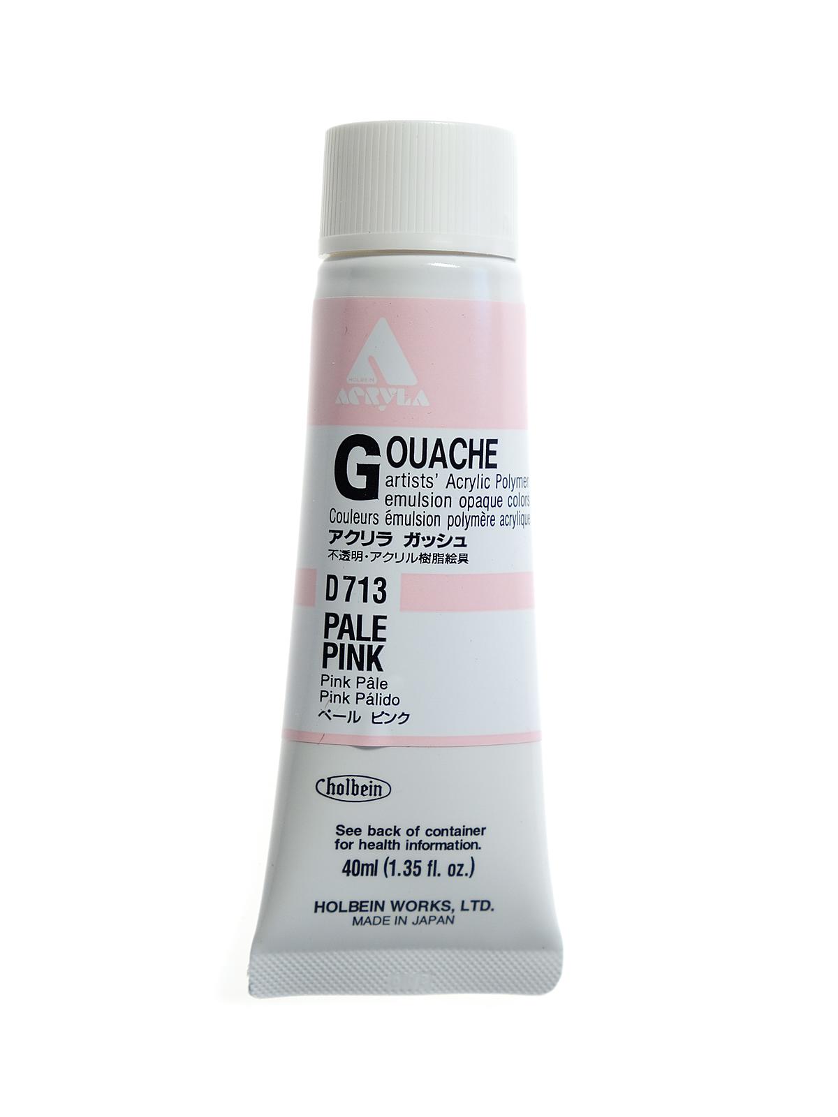 Acrylic Gouache 40 ml pale pink