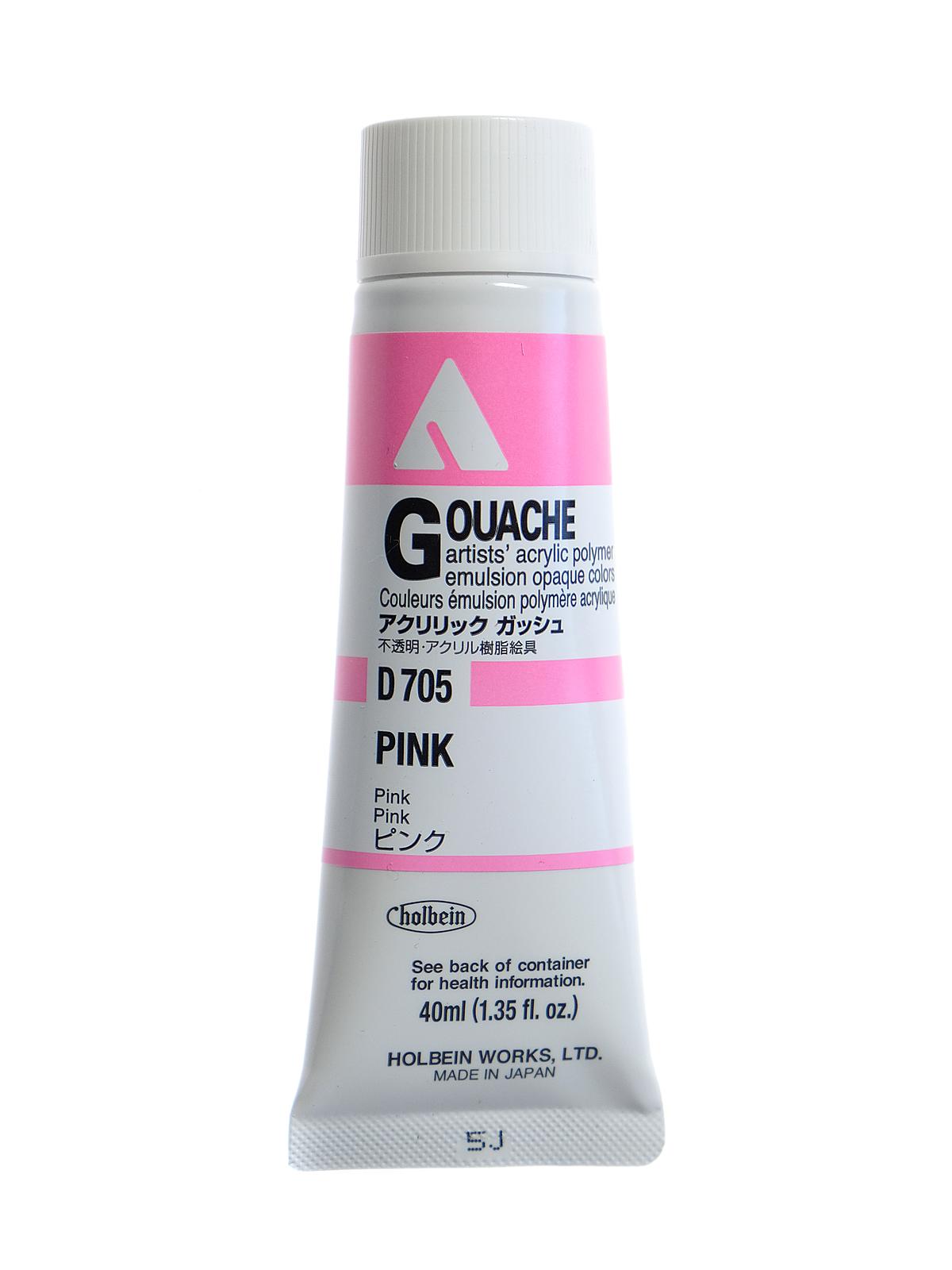 Acrylic Gouache 40 ml pink