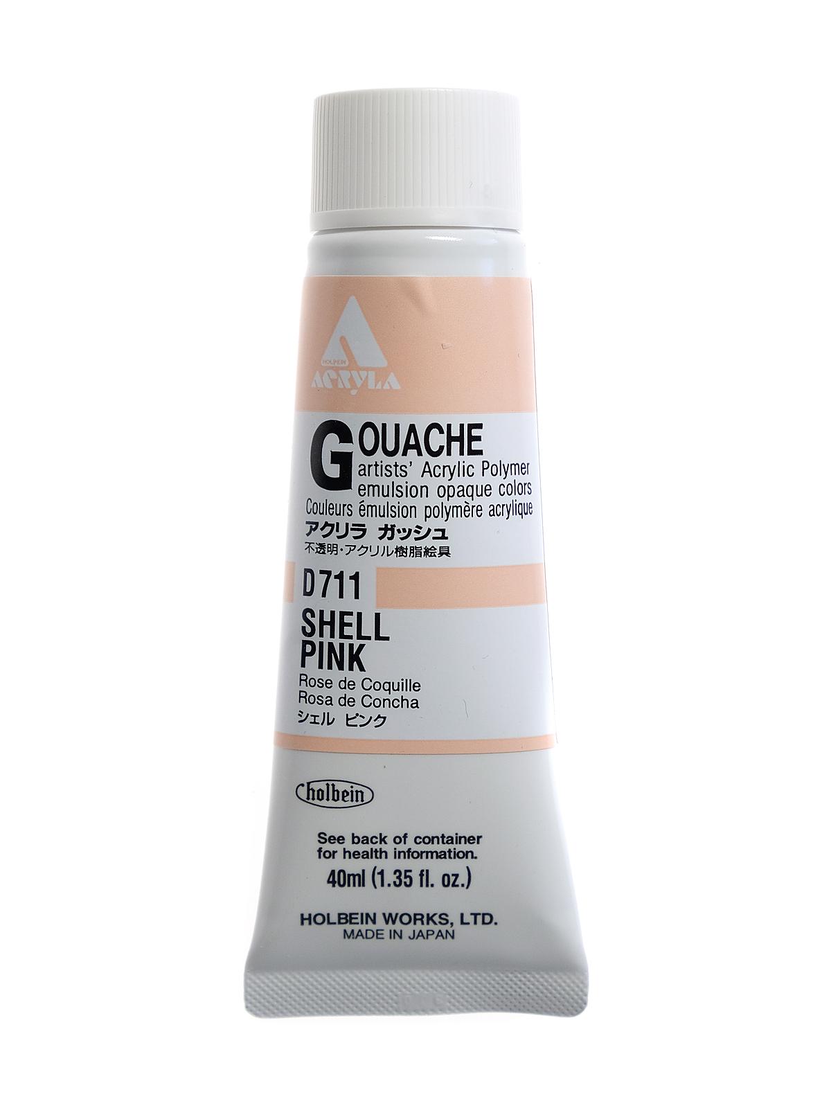 Acrylic Gouache 40 ml shell pink