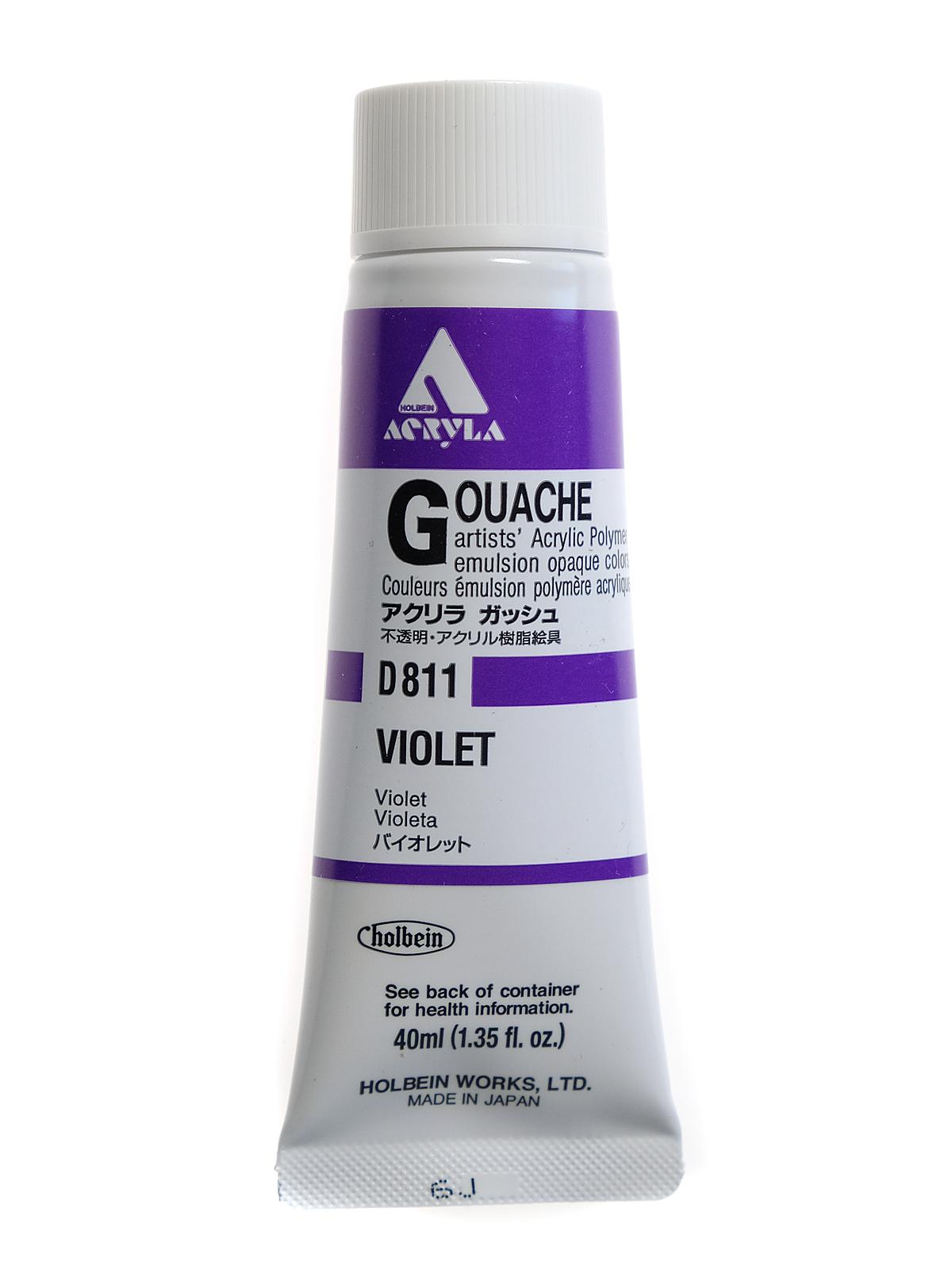 Acrylic Gouache 40 ml violet