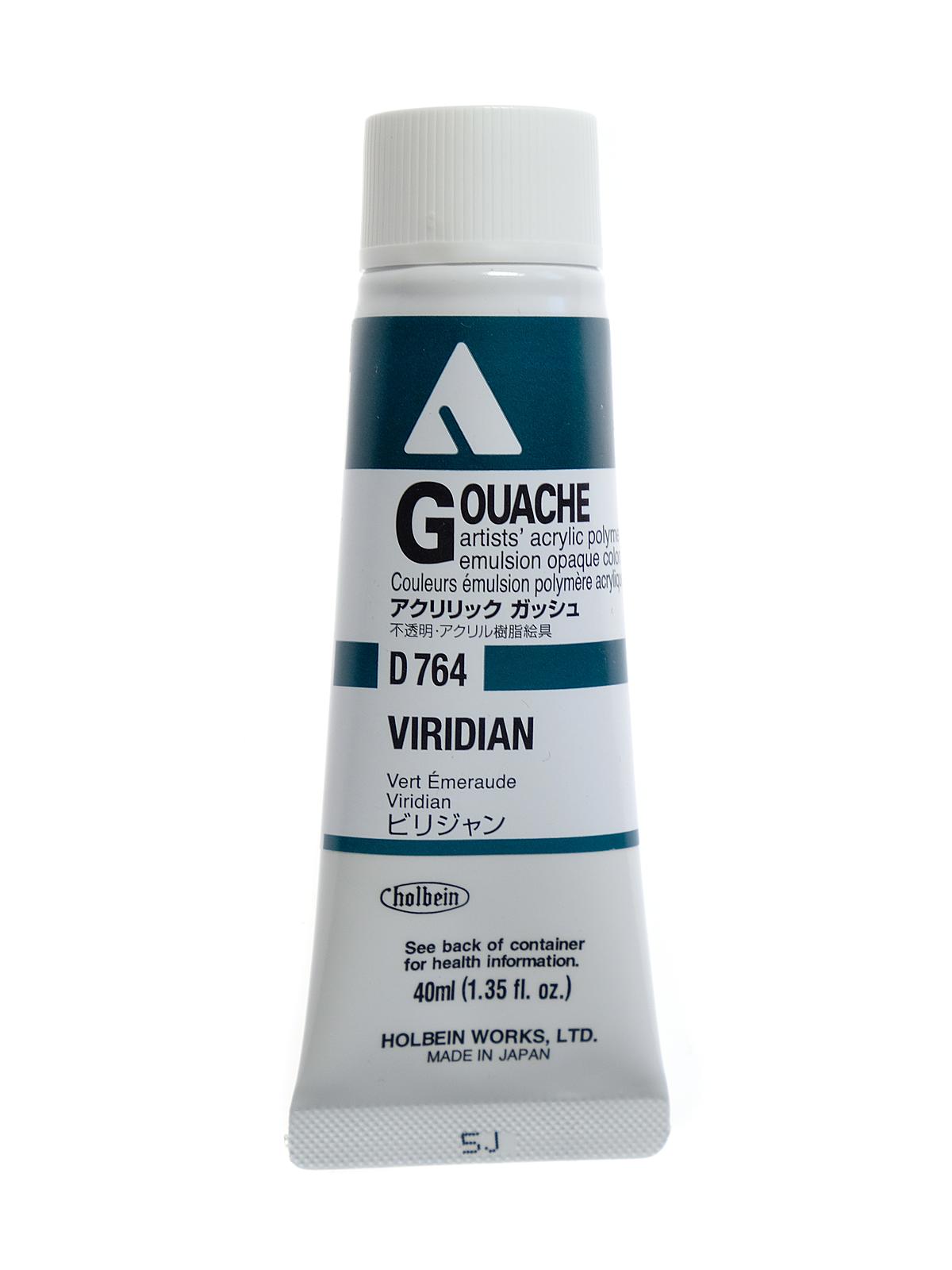 Acrylic Gouache 40 ml viridian