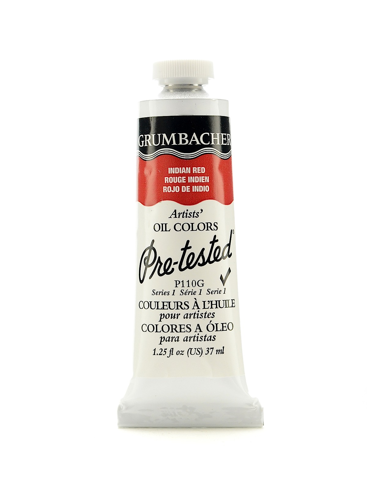 Pre-Tested Artists Oil Colors Indian red P110 1.25 oz.