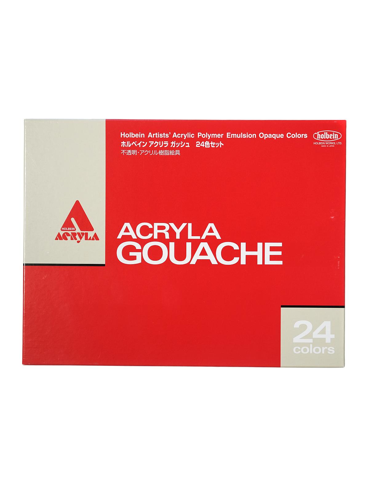 Acrylic Gouache Sets set of 24 20 ml