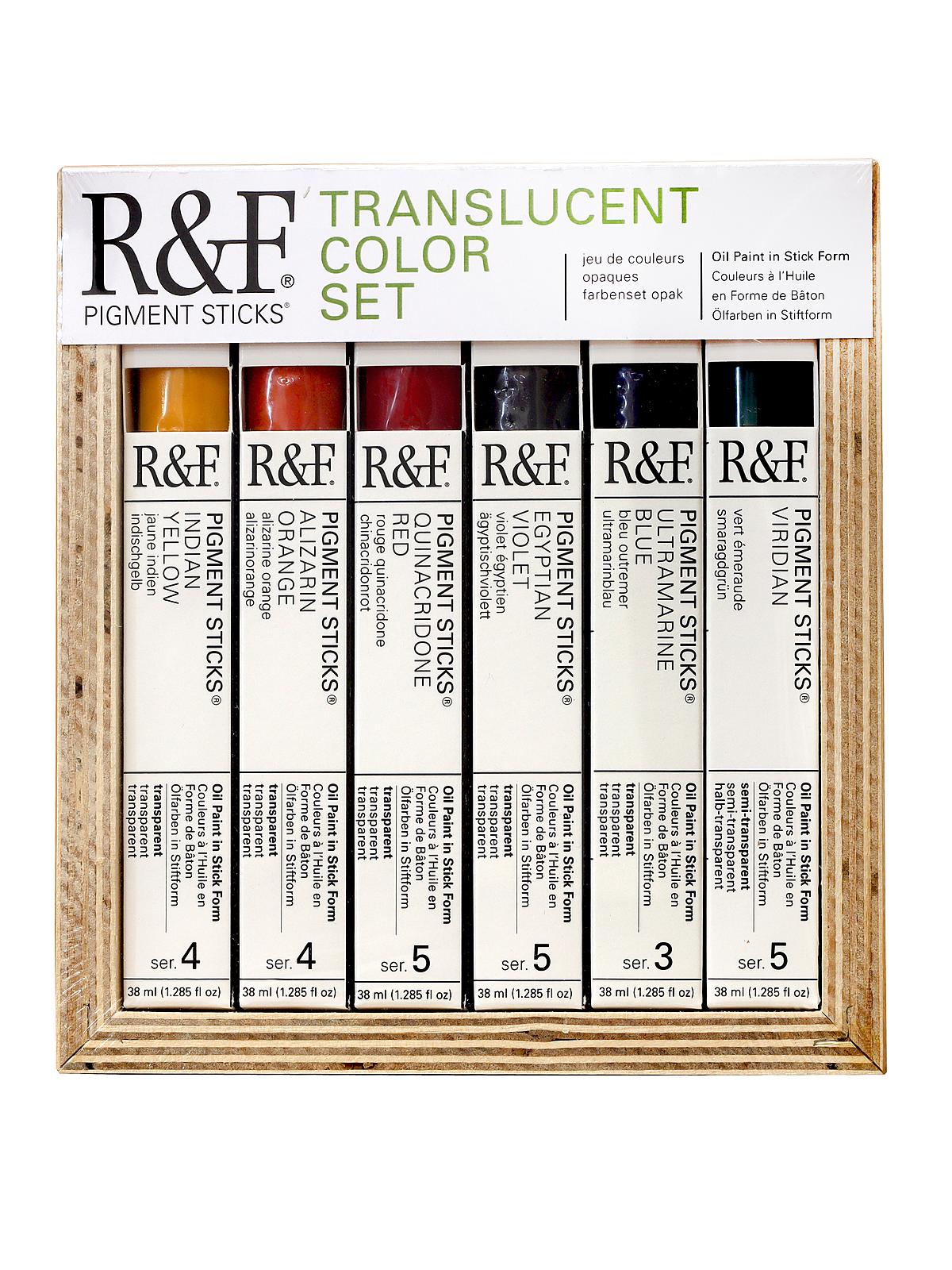 Pigment Sticks with Gessobord Sets translucent
